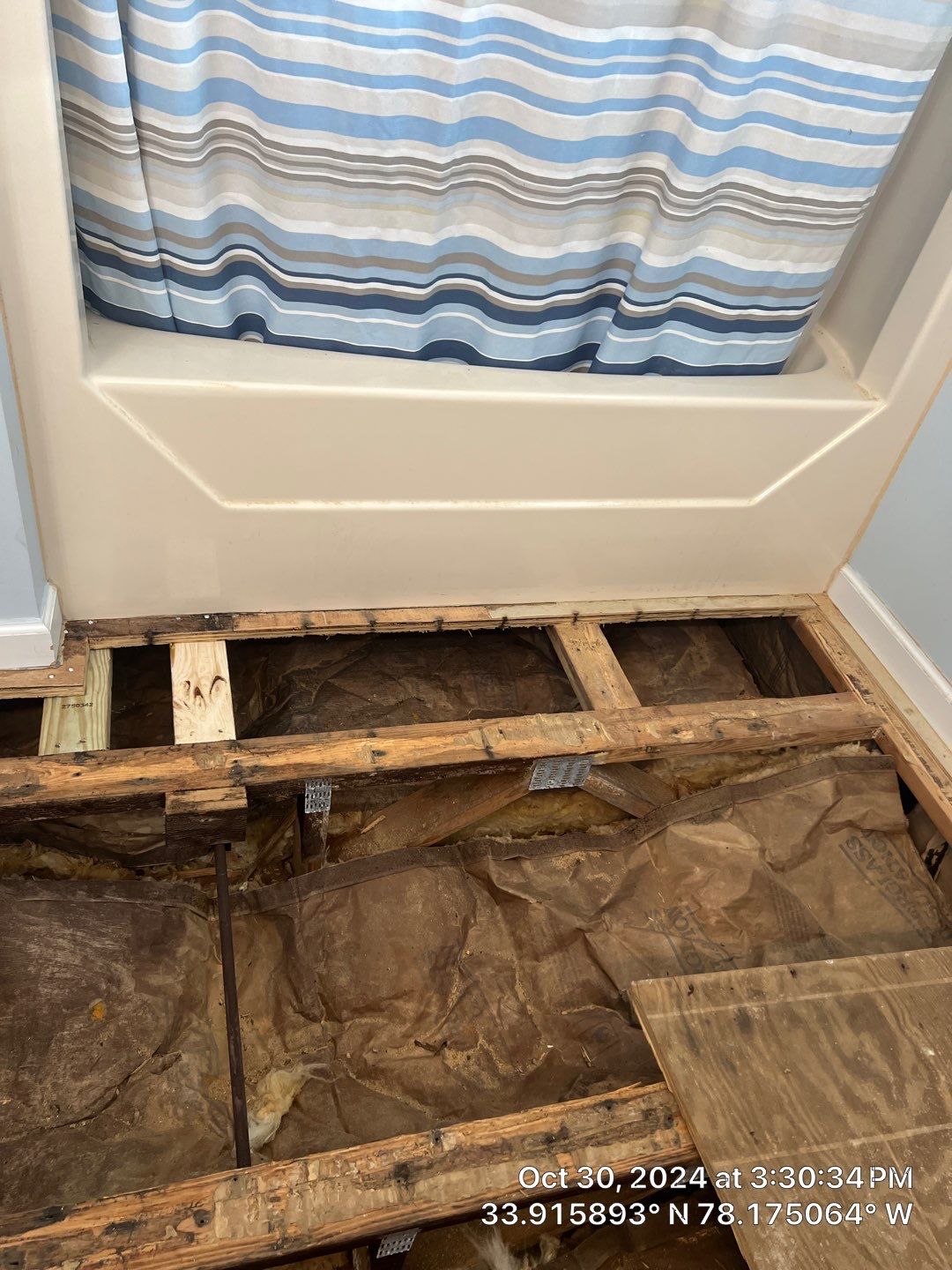 Caving Floor Flooring Repair in Oak Island, NC by RGR Construction and Roofing, LLC
