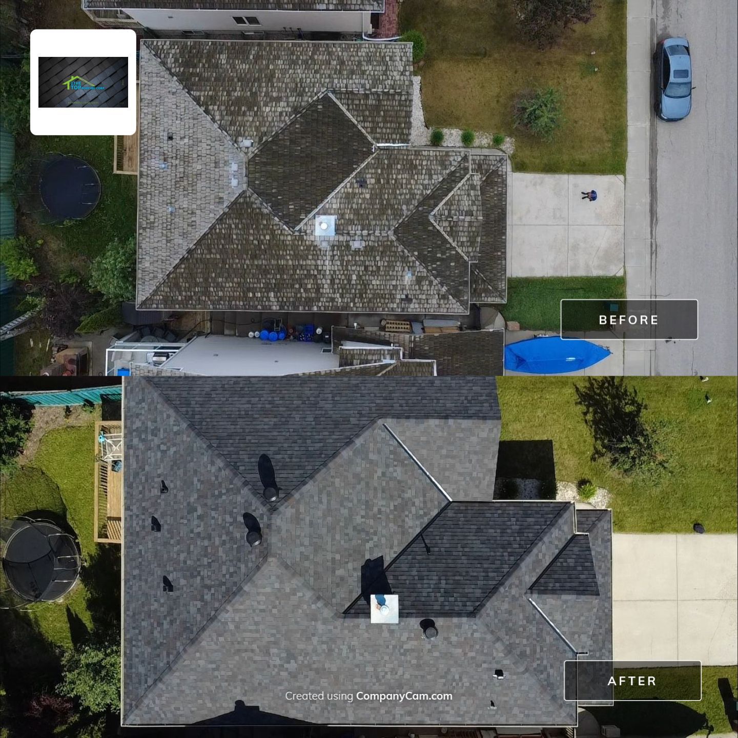 Black Oak on Malarkey Vista by 2thetop Roofing