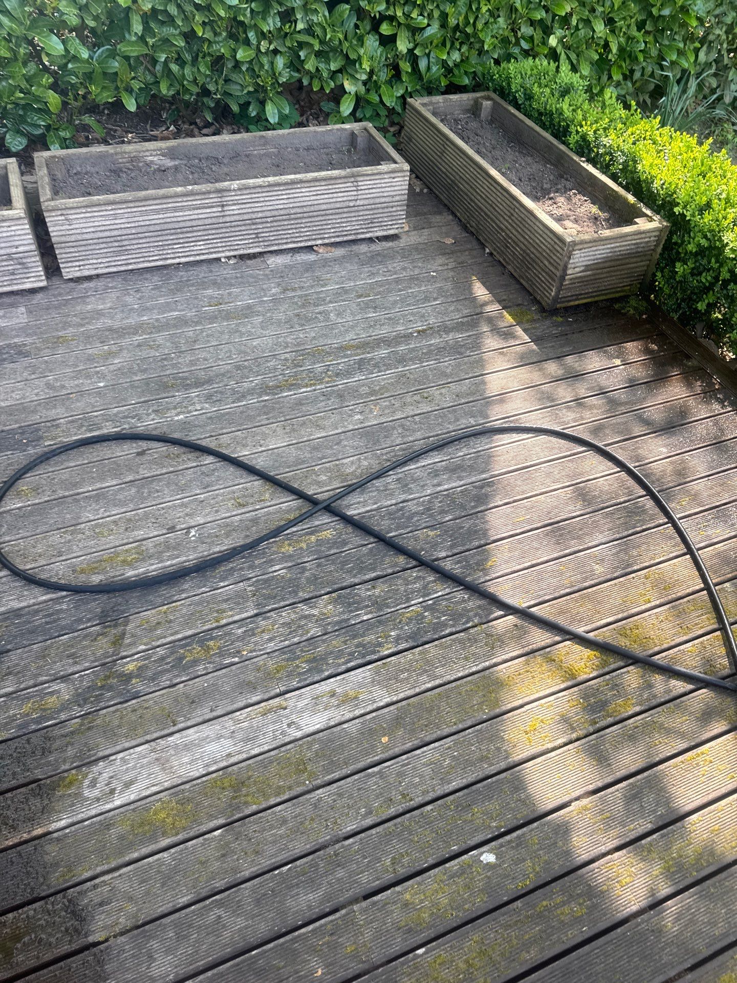 Patio Area Spring Clean using 18inch Whirlaway FSC by Ges Exterior Cleaning ltd