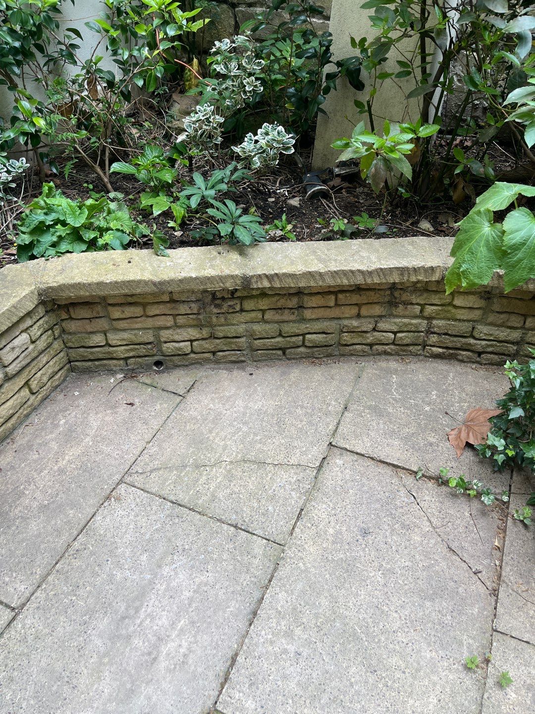 Basement garden patio and render clean by Ges Exterior Cleaning ltd