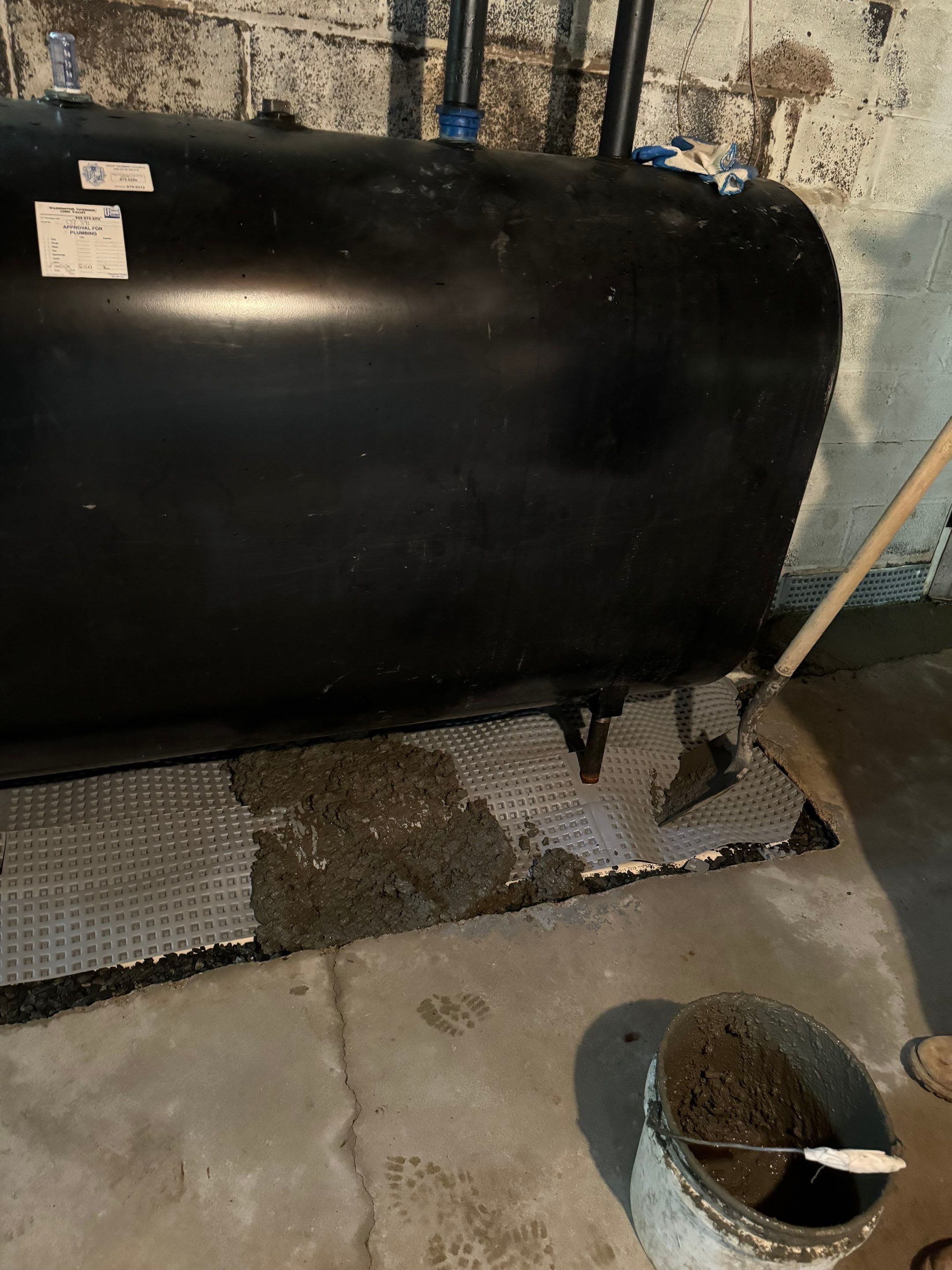Interior French Drain Washington Township, NJ by Pure Service Pro, LLC 