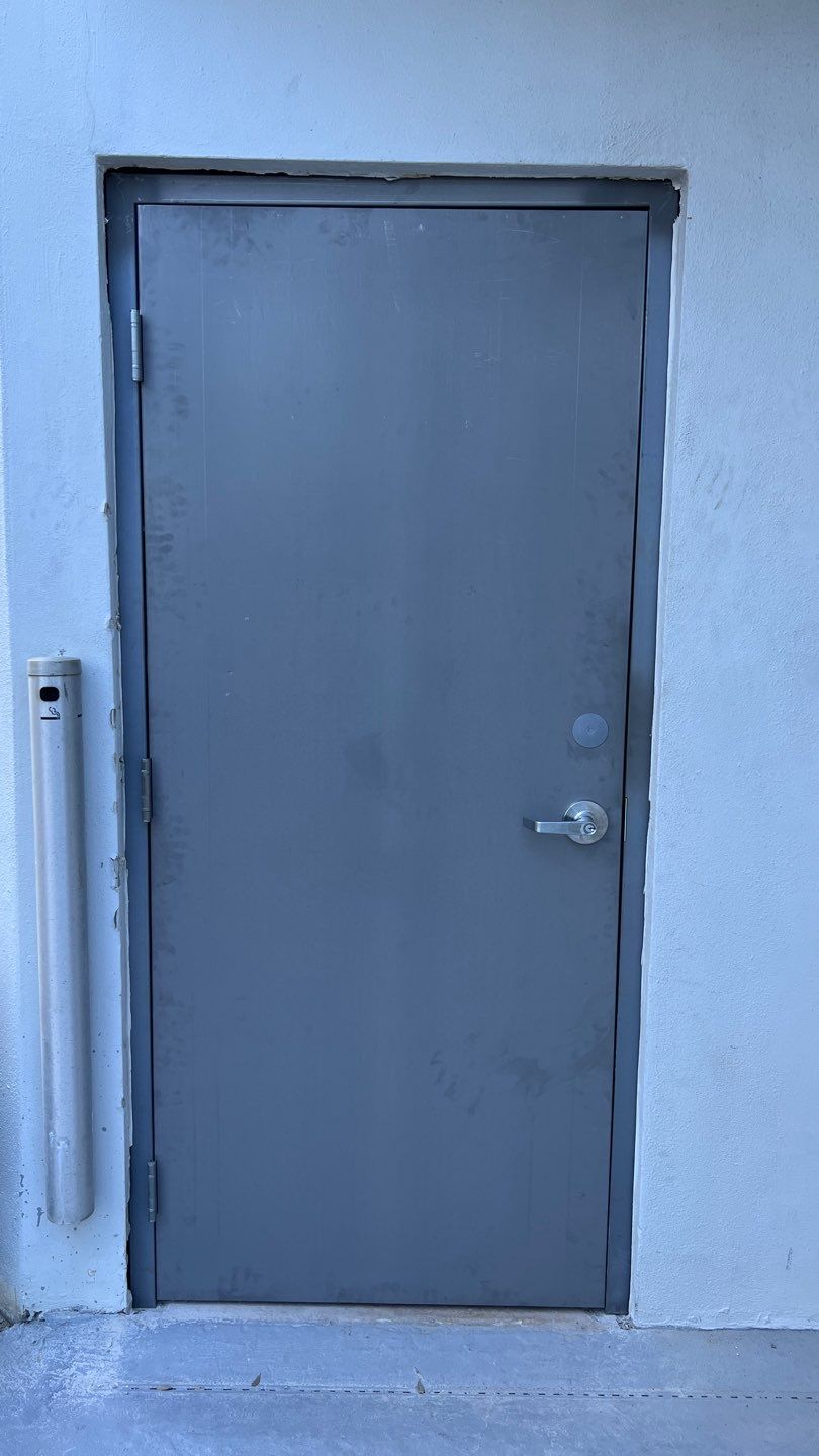 Commercial Stairwell Door Replacement & Hollow Metal Door Retrofit – Pompano Beach High-Rise by The Door Doctor of South Florida, Inc.