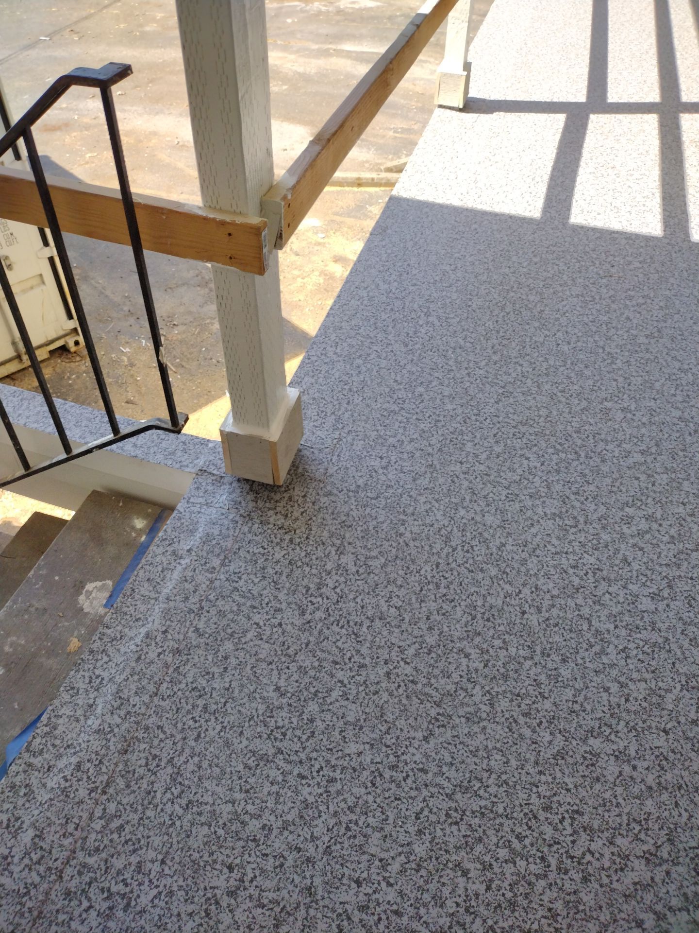 Dec-Tec Walkable Membrane using Dec-Tec (Color: Granite) by Orezona Building & Roofing Company, Inc.
