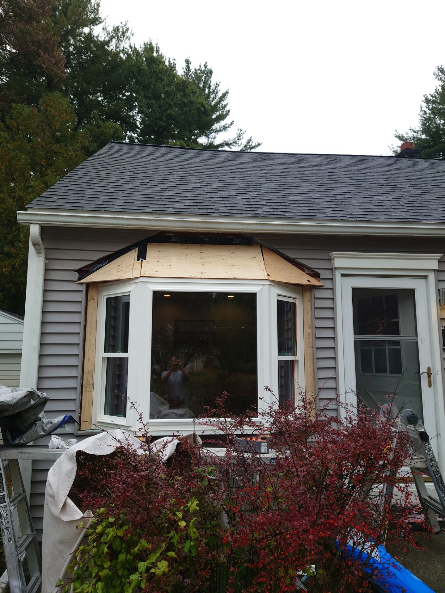 Bay Window Installation in Guilderland, NY  by Yankee Home Improvement