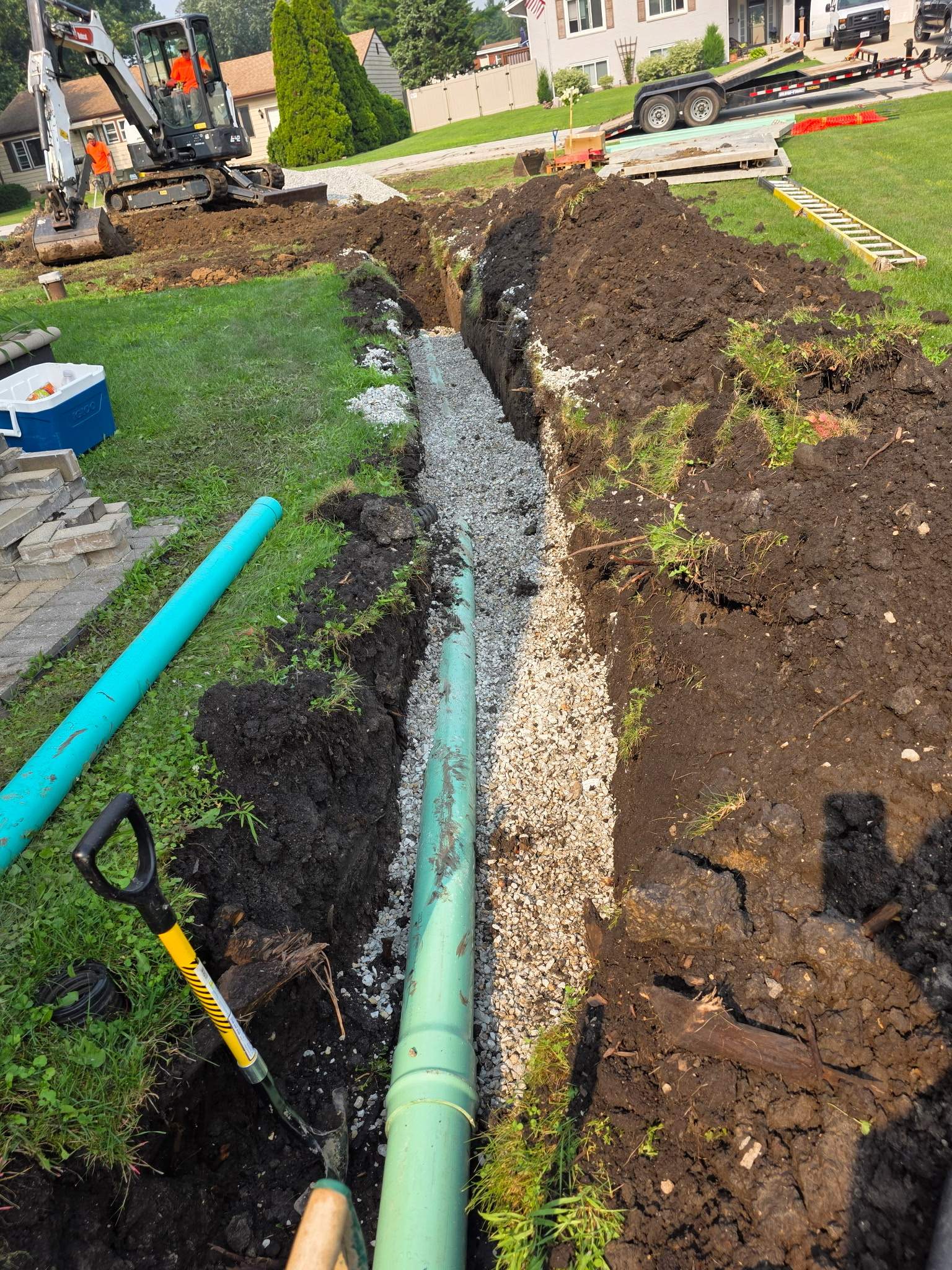 Re Routing of Sewer in Crawl Space by Allied Water Services