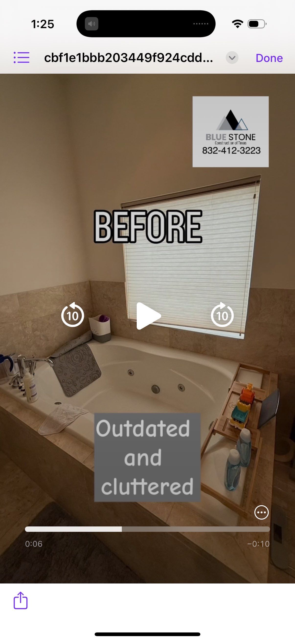 Shower Remodel Project in Houston by Blue Stone Construction of Texas LLC