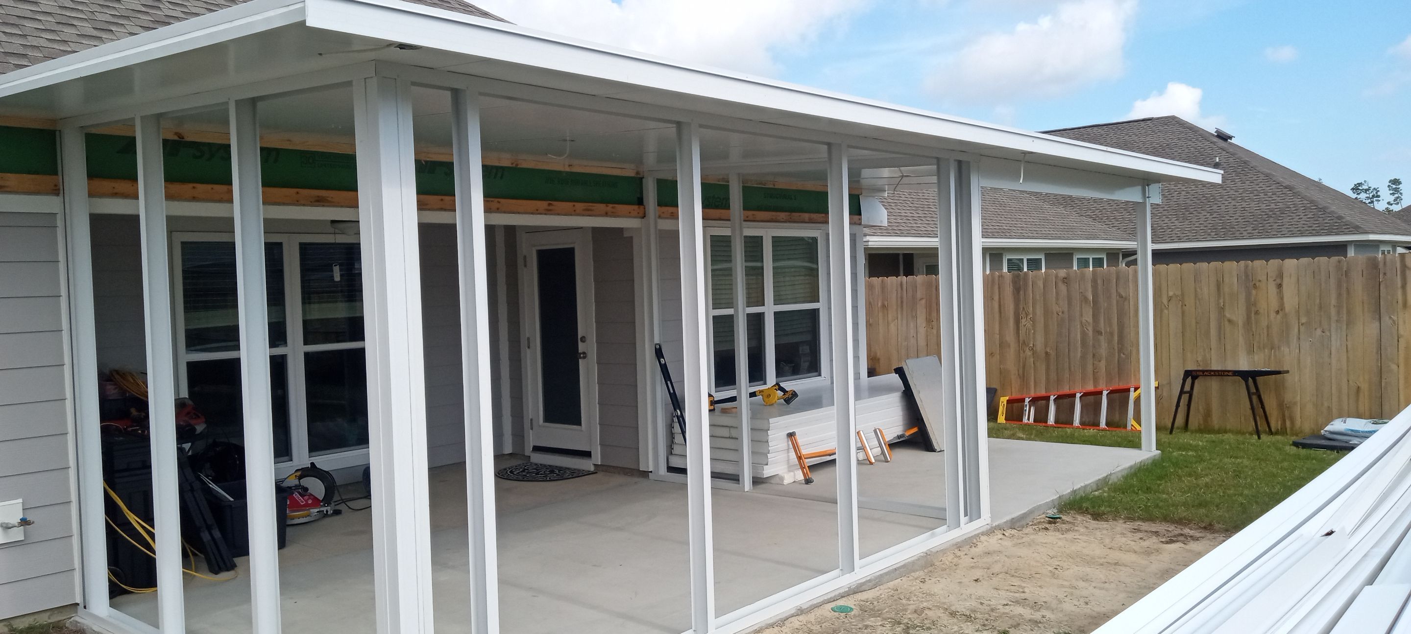 Glass Room w/Colorbeam by Titan Sunrooms