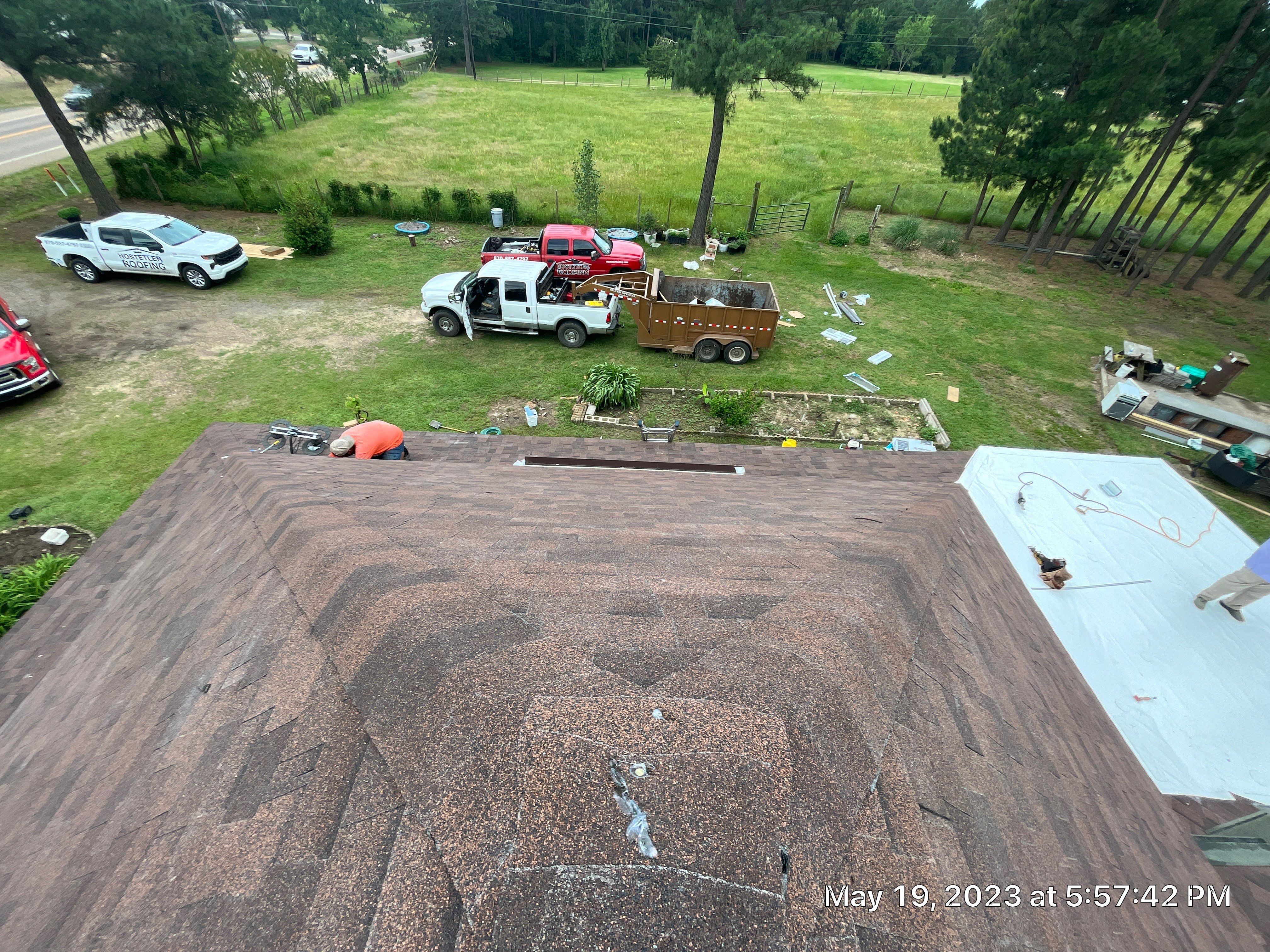 Residential Shingle Reroof using Malarkey Highlander NEX by Hostetler Roofing