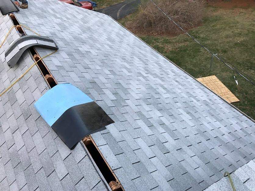 Residential Roofing Installation  3 Tap Shingles by Alpha Design Services