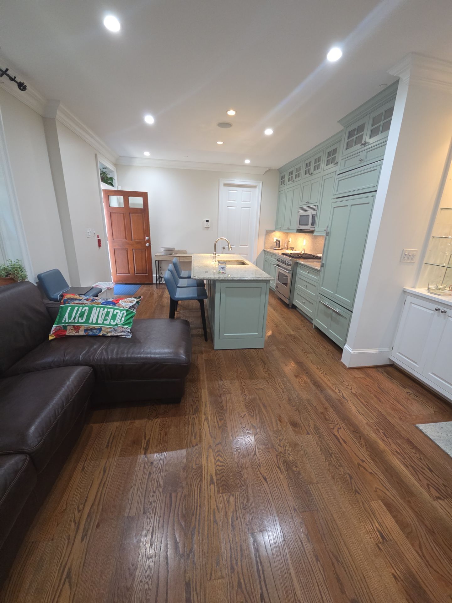 Kitchen Cabinets & Living Space Refresh in Rittenhouse by Groovy Hues