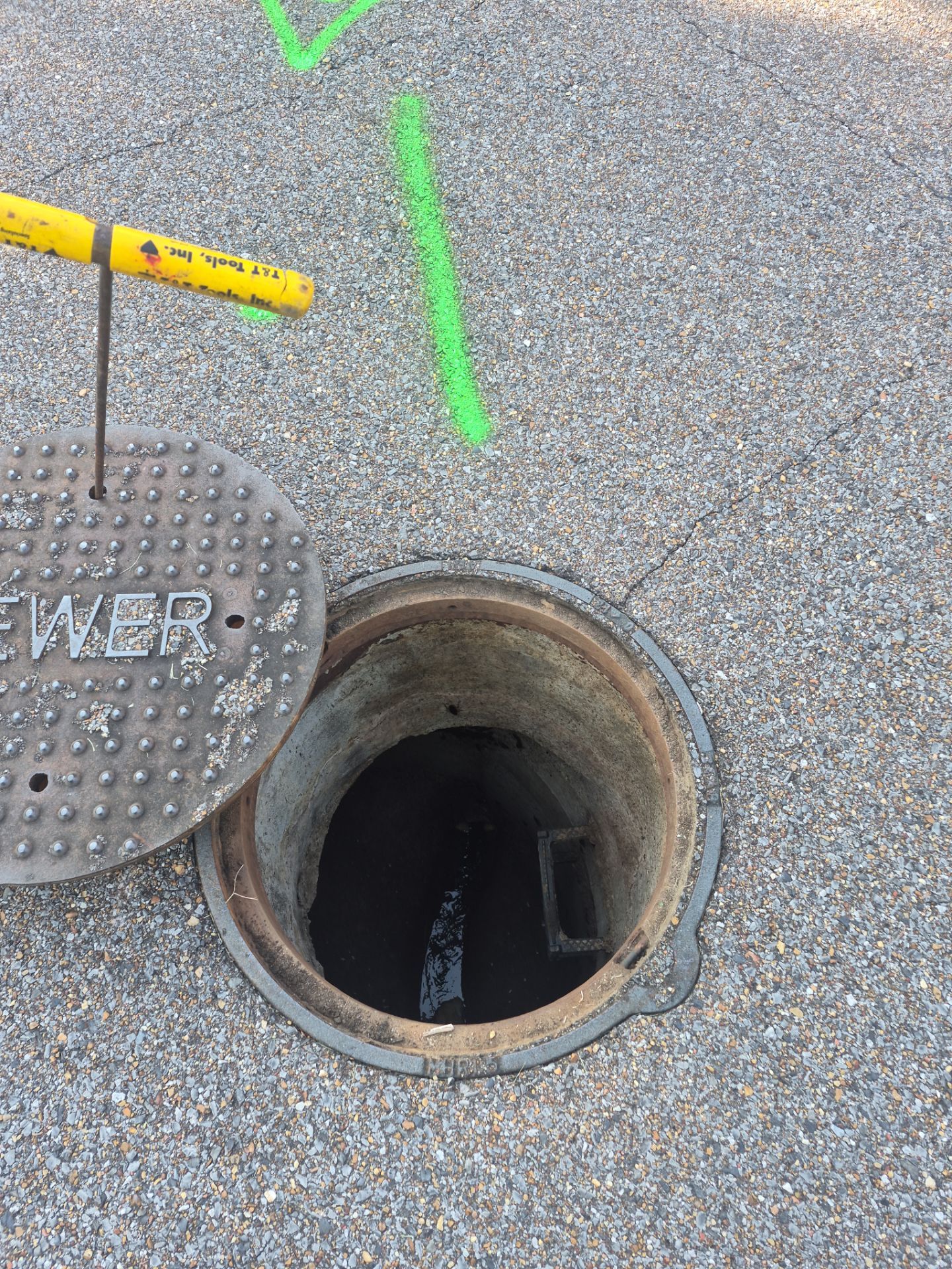 Utility Locating and Sewer Line Inspection in Germantown Subdivision by Alsip Locating Service, LLC