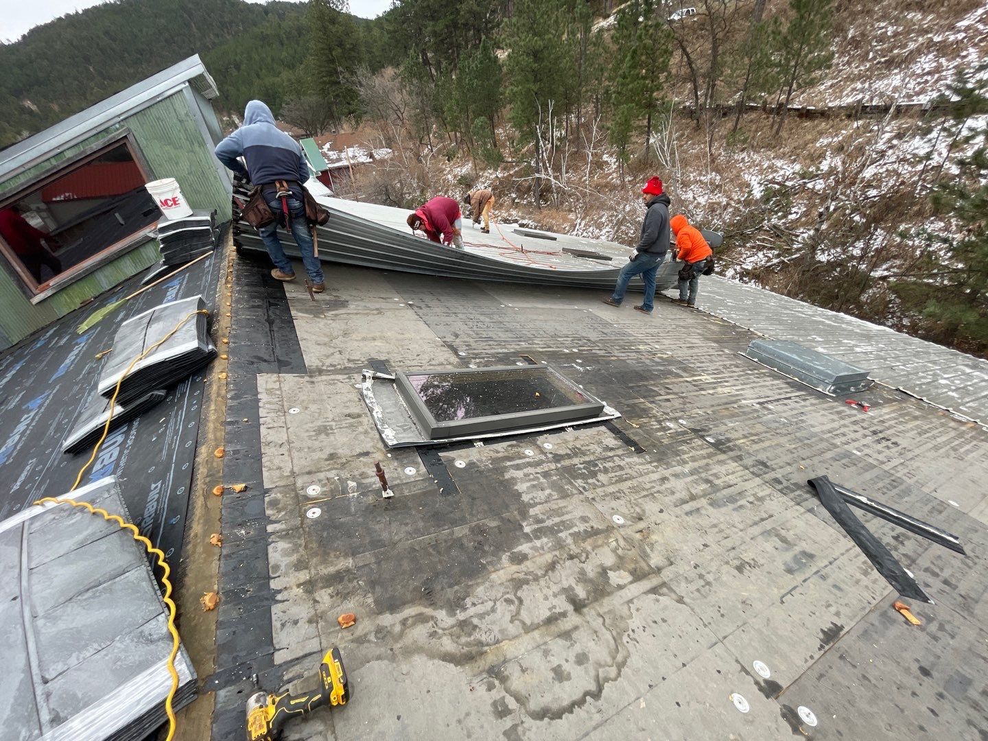 Commercial Roofing Installation using EuroShield by Weather-Tite Exteriors LLC
