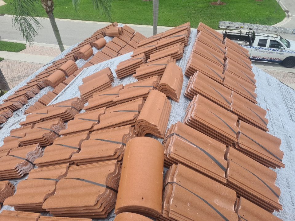 Residential Roofing Installation using Eagle Roofing Tile by BLUES BROTHERS ROOFING