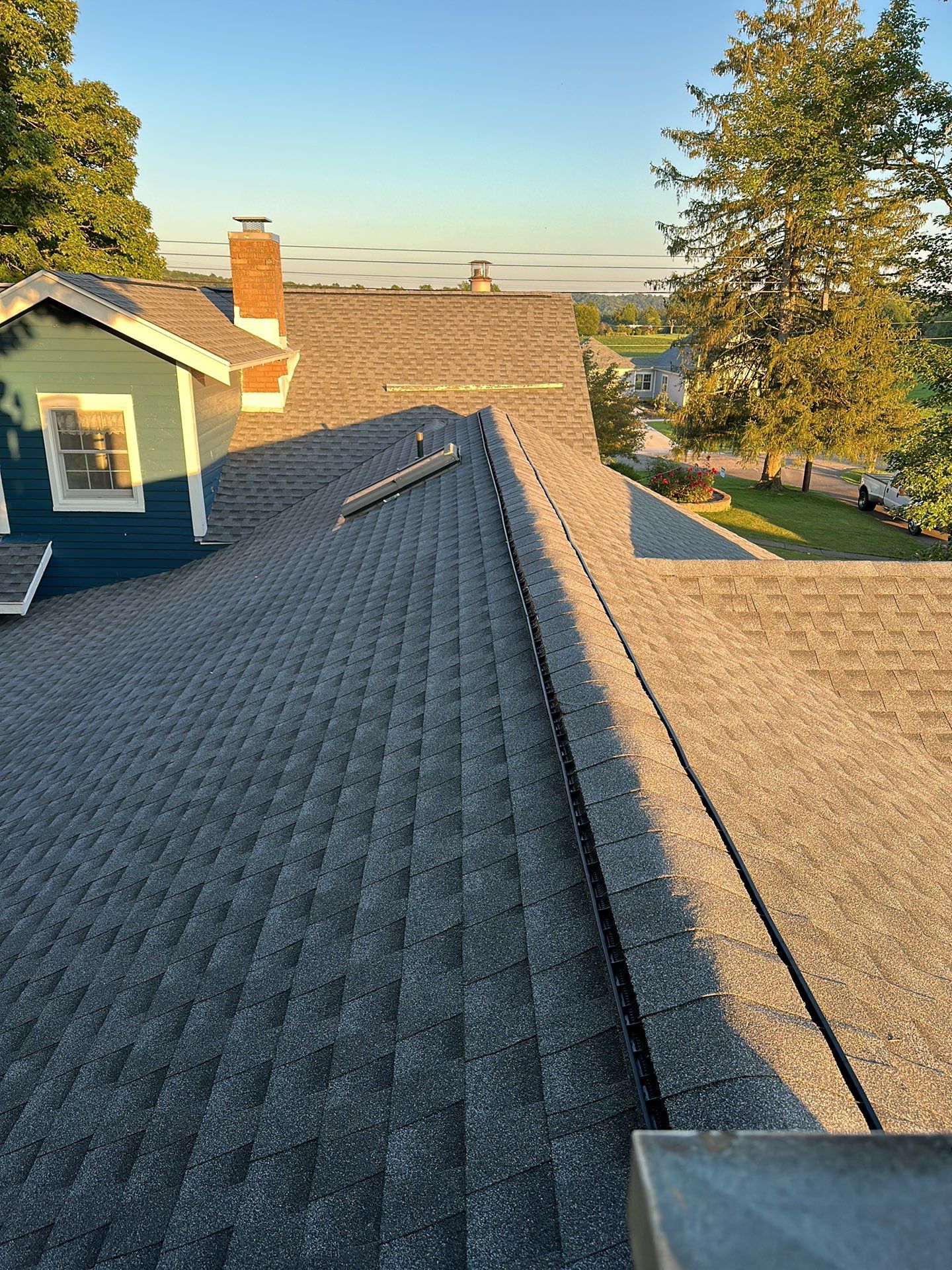 Residential Roofing Installation using GAF Timberline HDZ, Pewter Gray by Rainstoppers Roofing