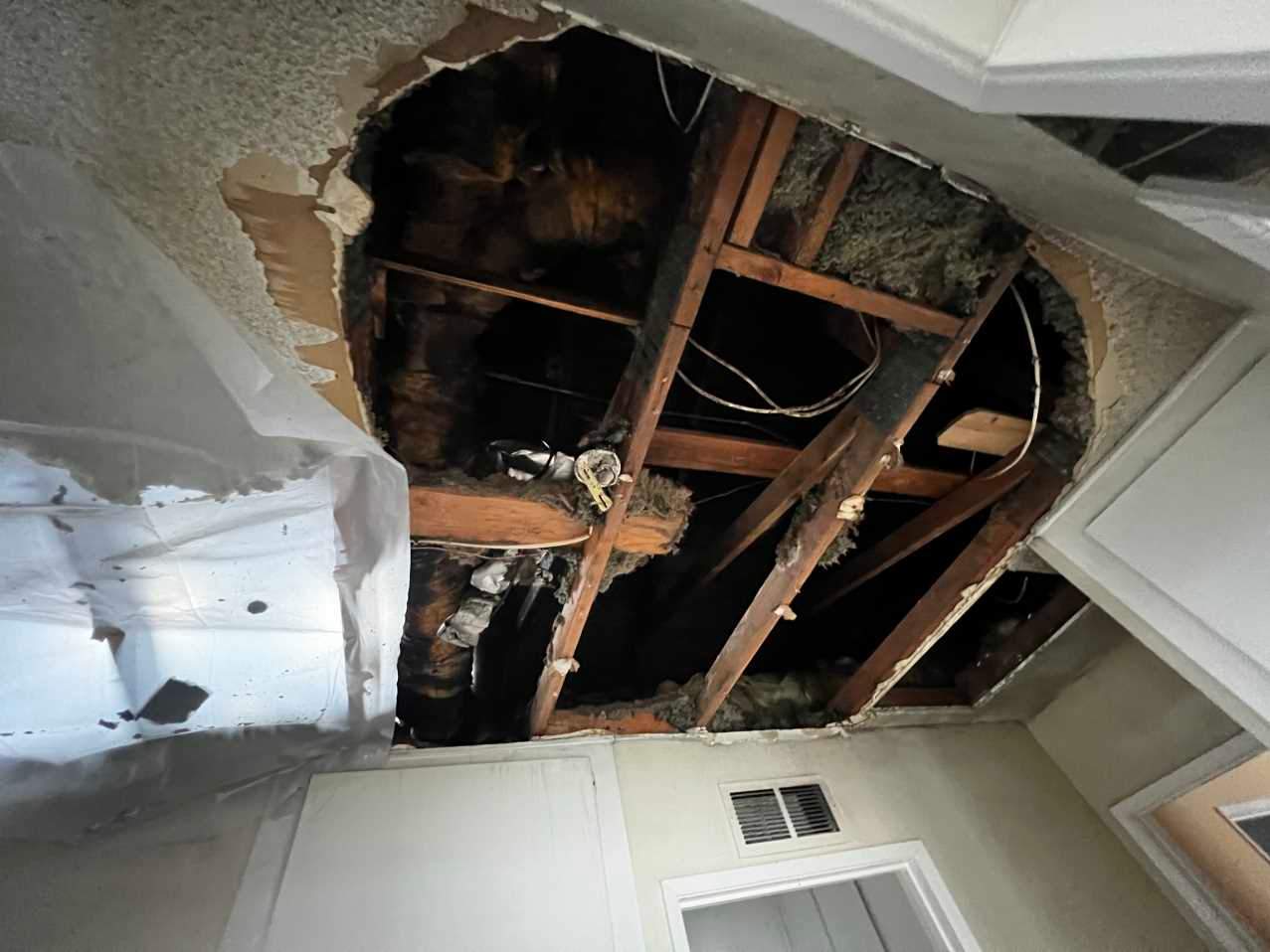 Restoring a Fire Damaged Home - Hacienda Heights by One Stop Source