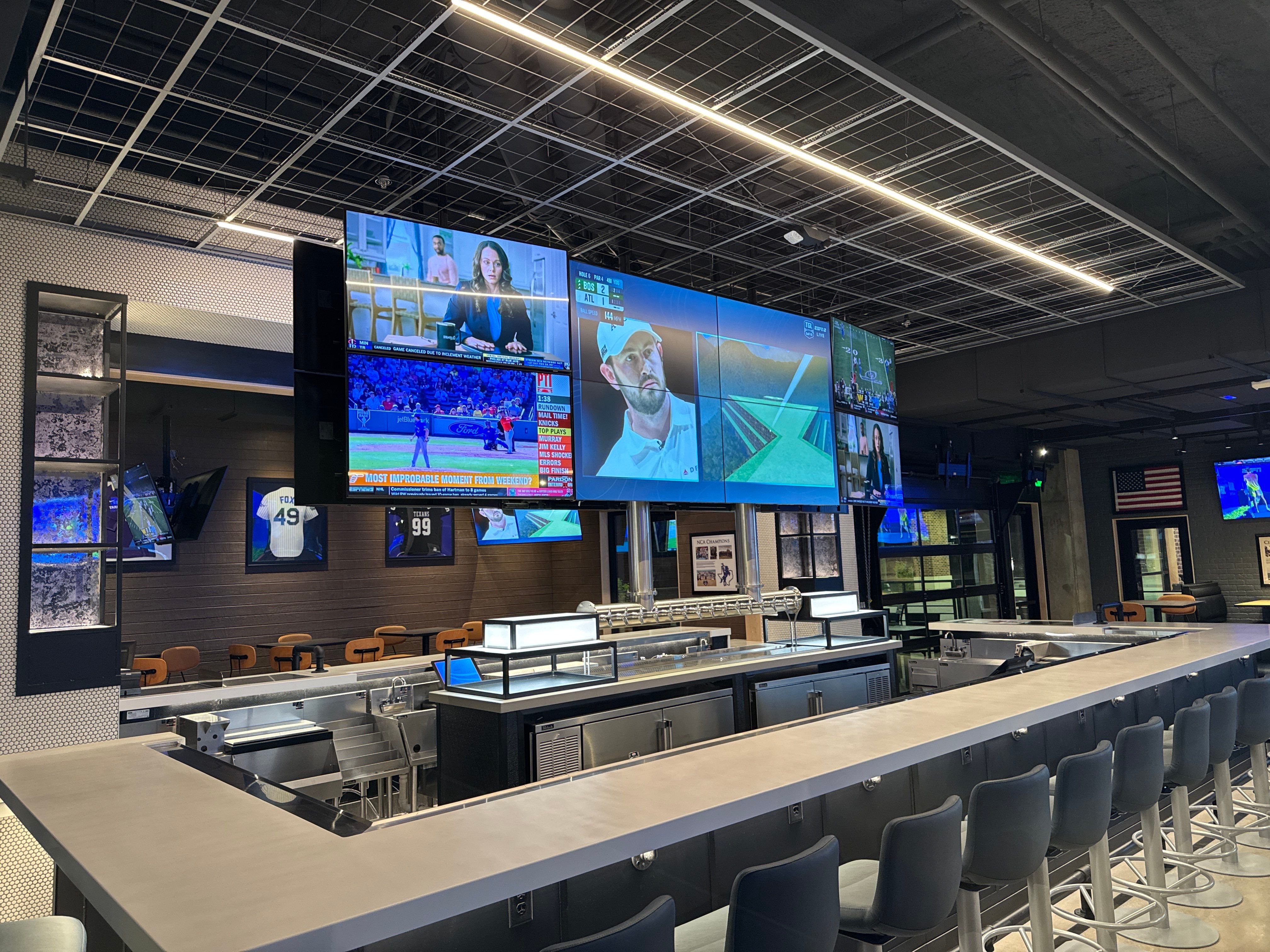 Large Sports Bar AV install by AVSi