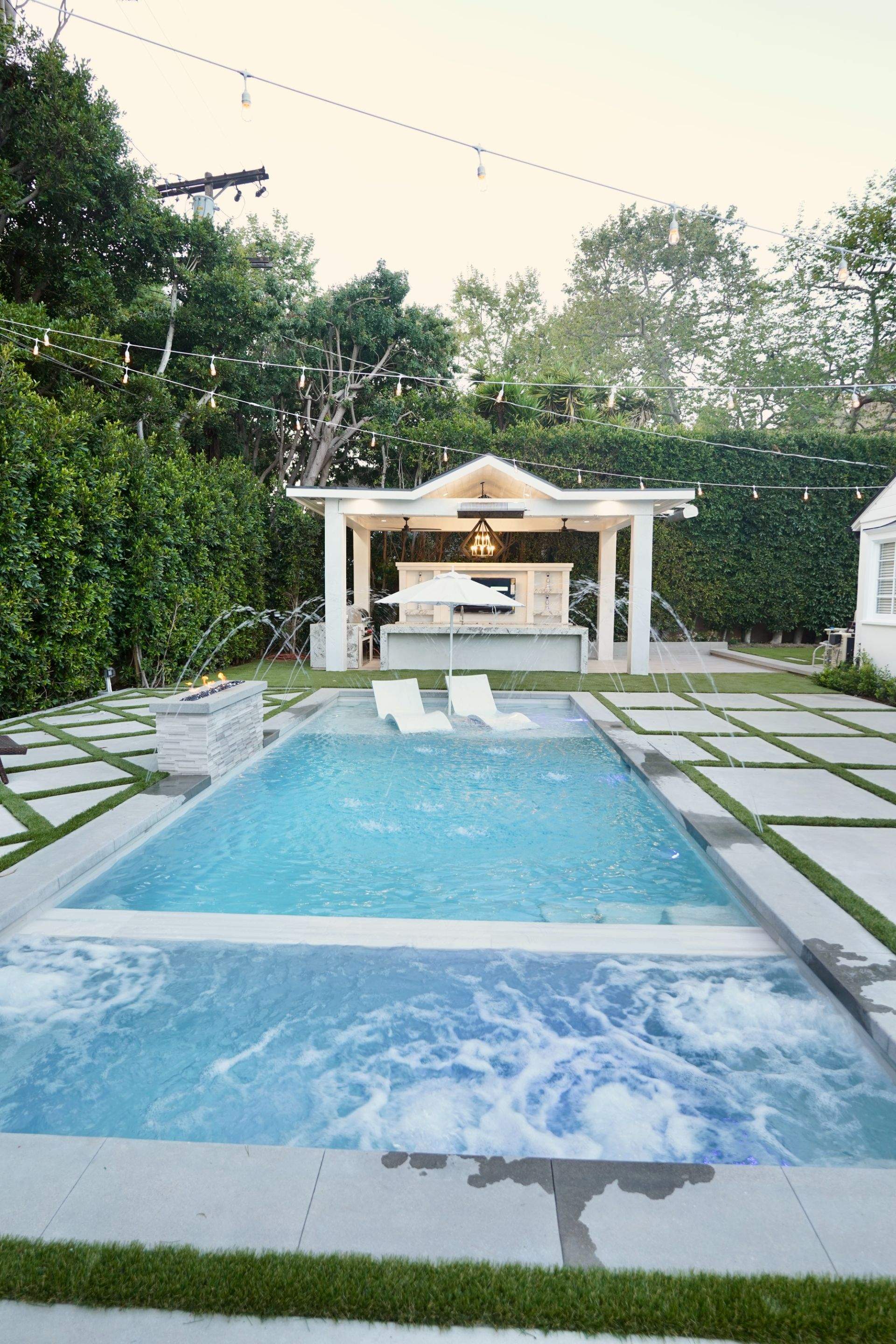 Complete Pool & Backyard Transformation, Pergola, Firepit, Deckwork by Lax Home Inc 