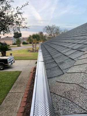 Leaf Guard using Gutter Guards in Pensacola