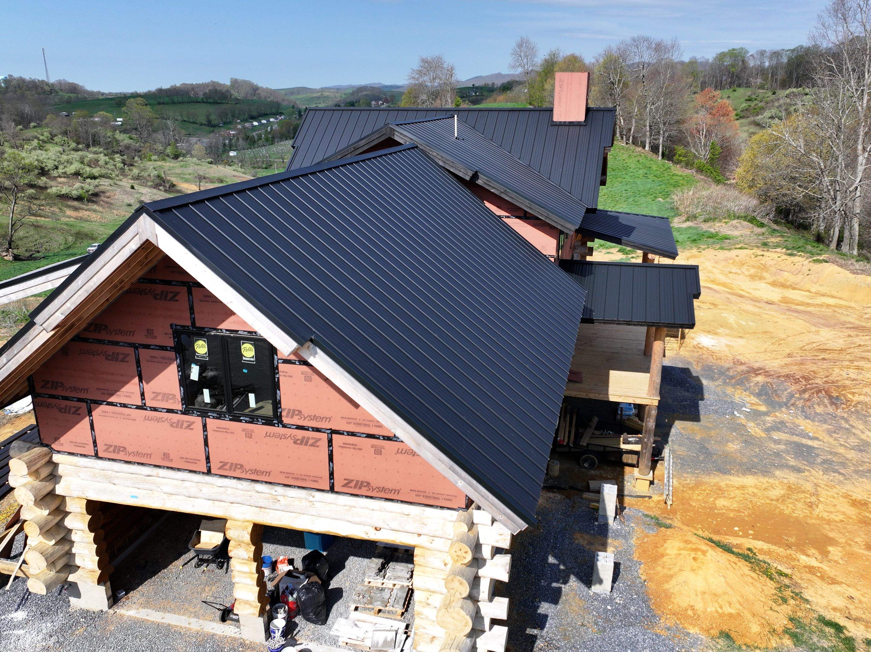 Black Frost Standing Seam by Omnia Roofing