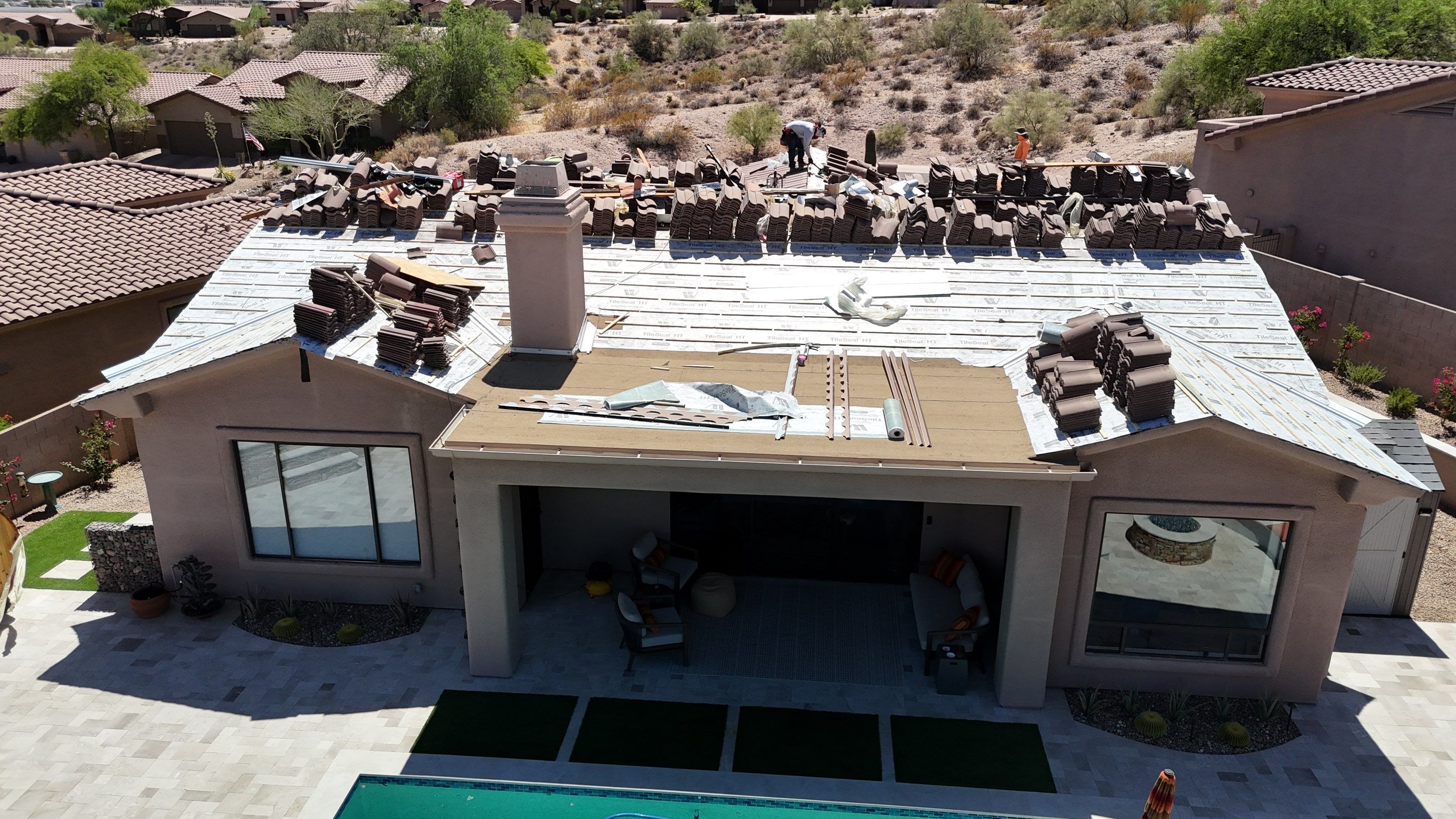 Project in Fountain Hills, AZ by Saint Roofing