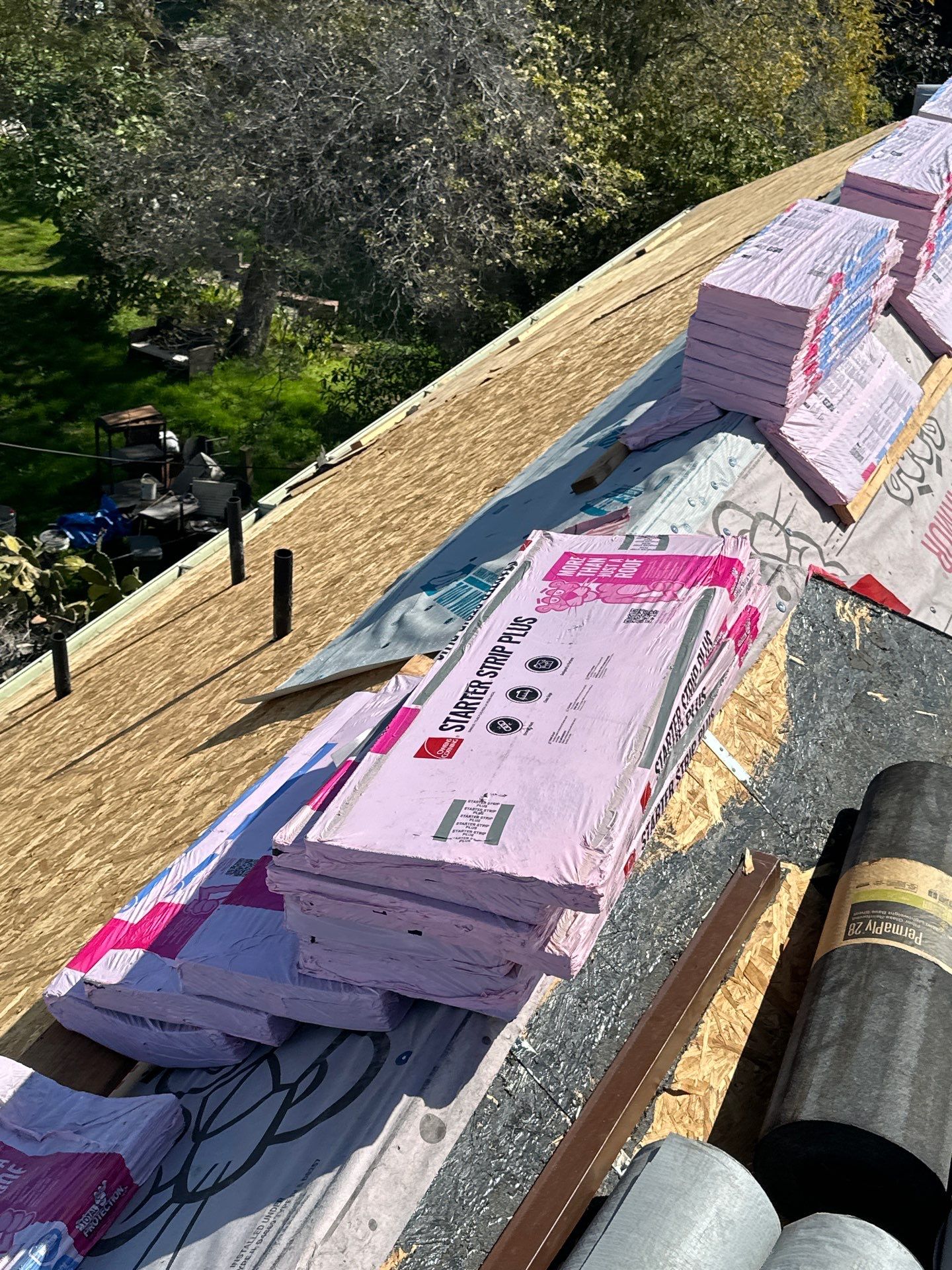 Residential Roofing Installation using Owens Corning Duration Cool Shingles by Hull Brothers Roofing