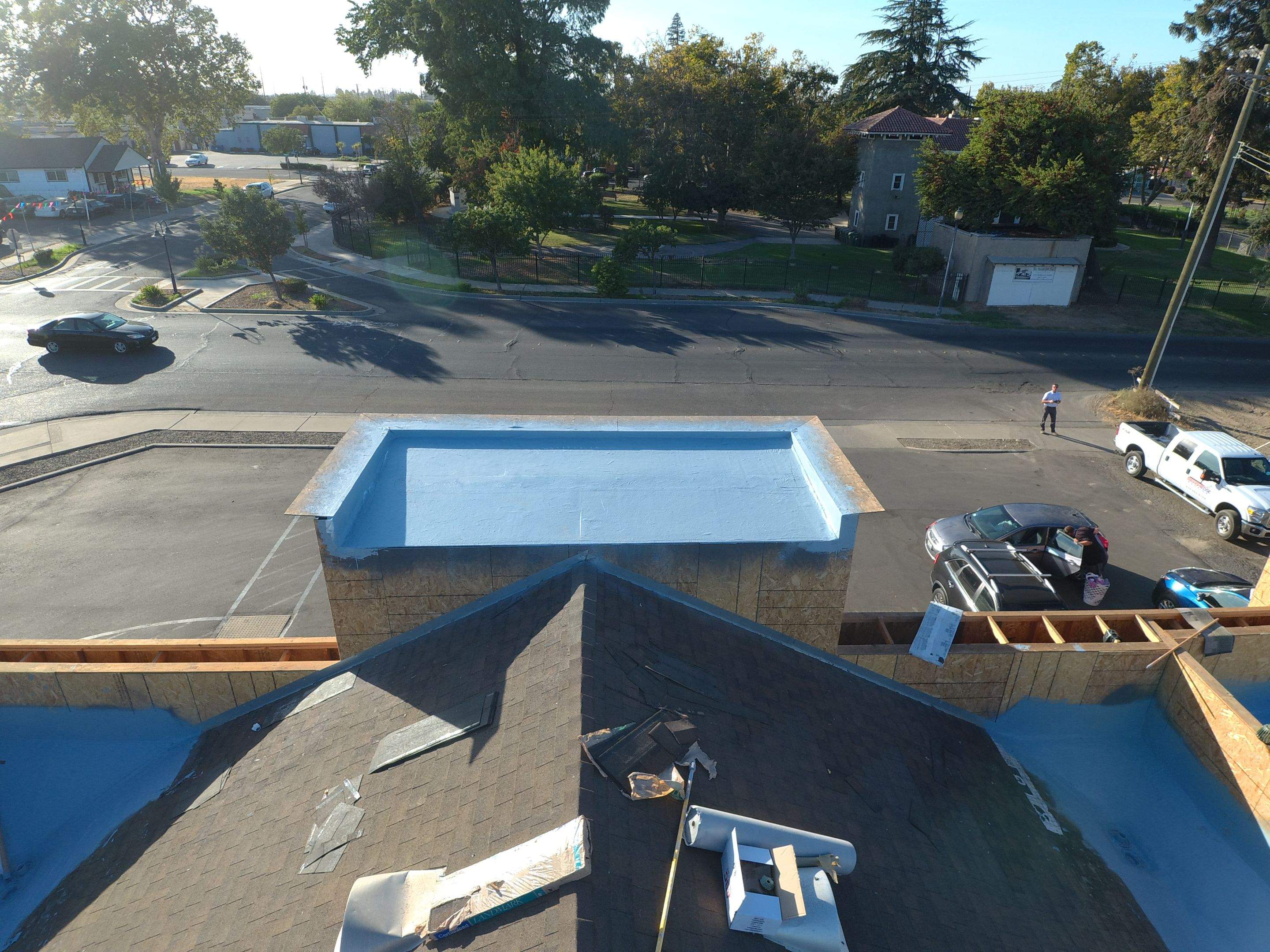 Spray foam and coatings using Conklin Benchmark/PUMA XL coatings and spray foam by Straight Edge Roofing Inc