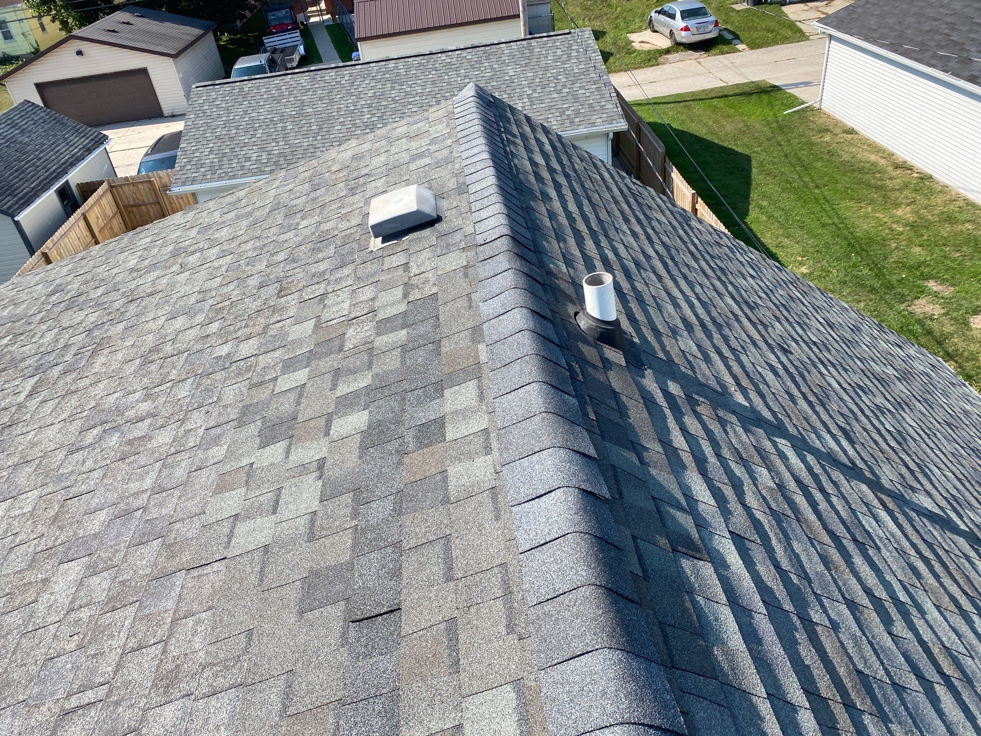 Roof Repair After Chimney Removal by Gellings Roofing & Siding