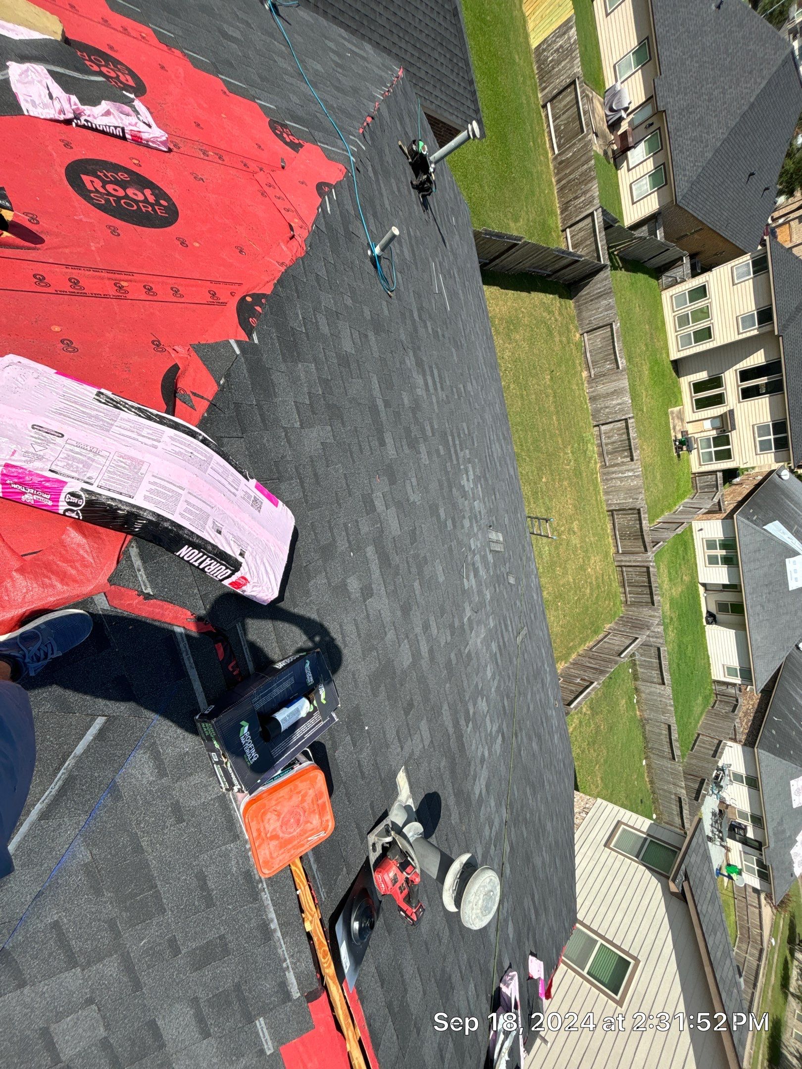 Houston Reroof Project Post Hurricane Beryl by Berry Good Roofing