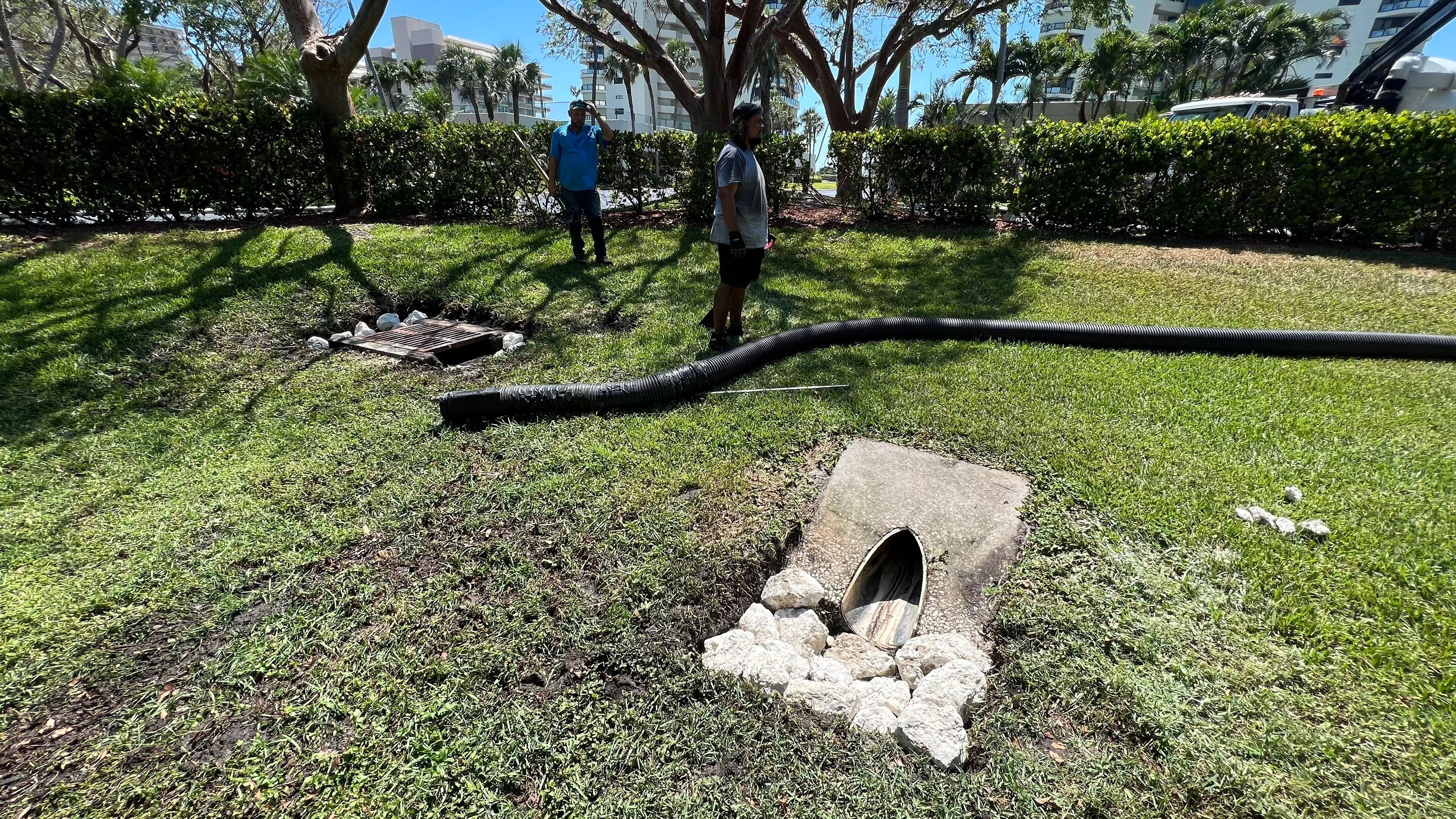 Condo Storm Water System Cleaning and Maintenance by APS Power & Water
