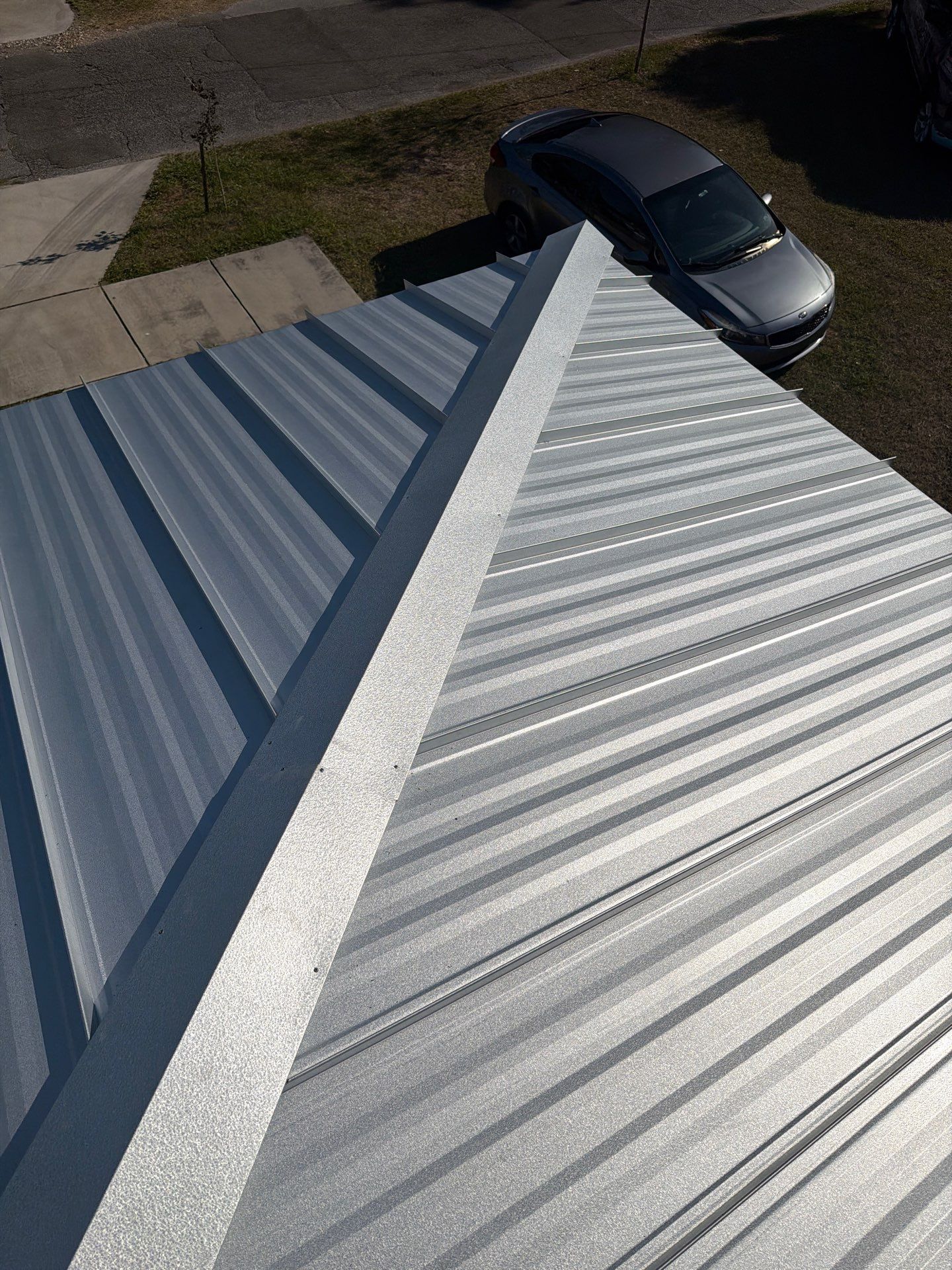 Standing Seam Metal Roof Replacement for Tampa Residence by Steadfast Roofing