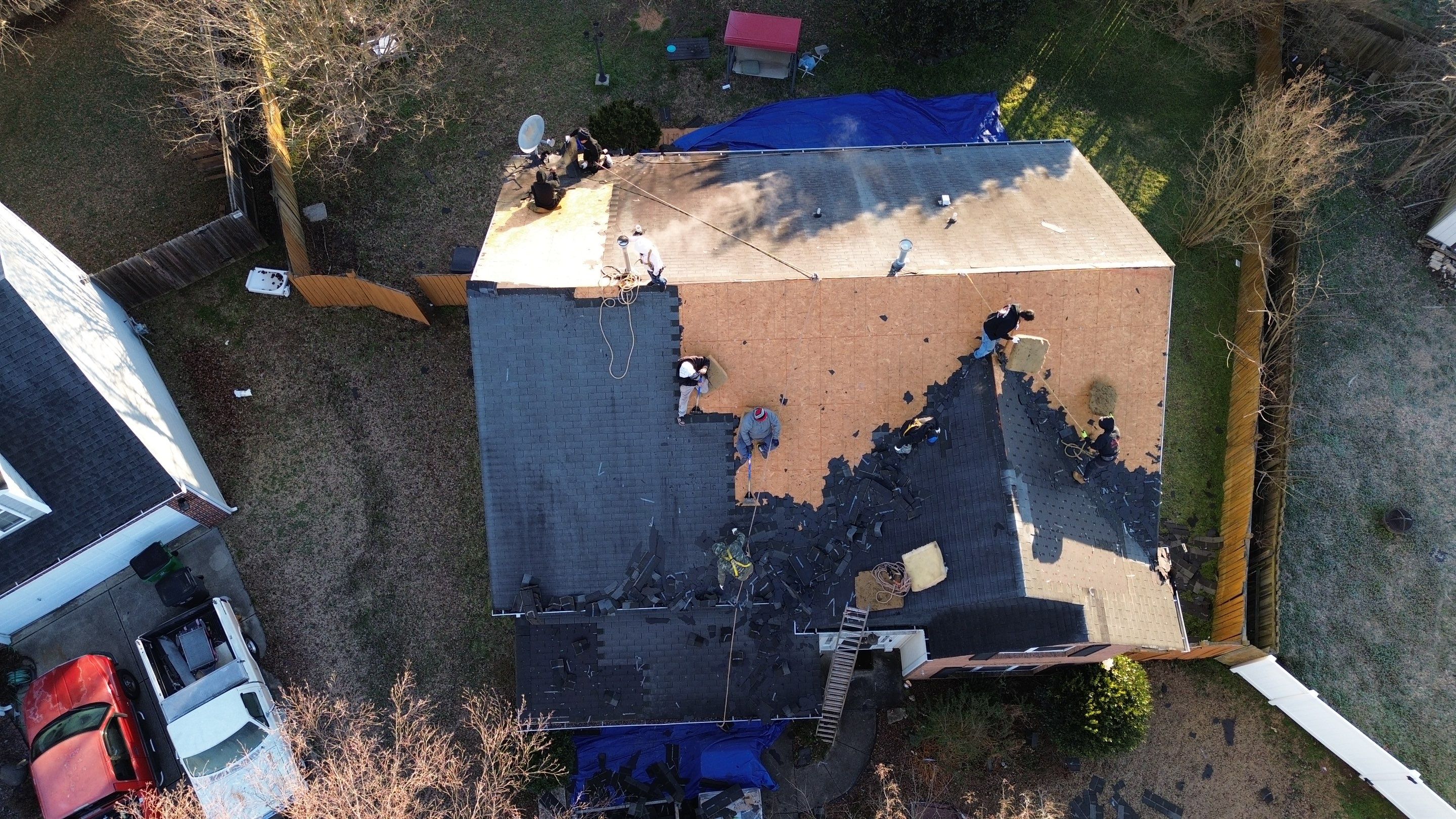 Roof replacement by hail damage by Just Brilliant Restoration JBR