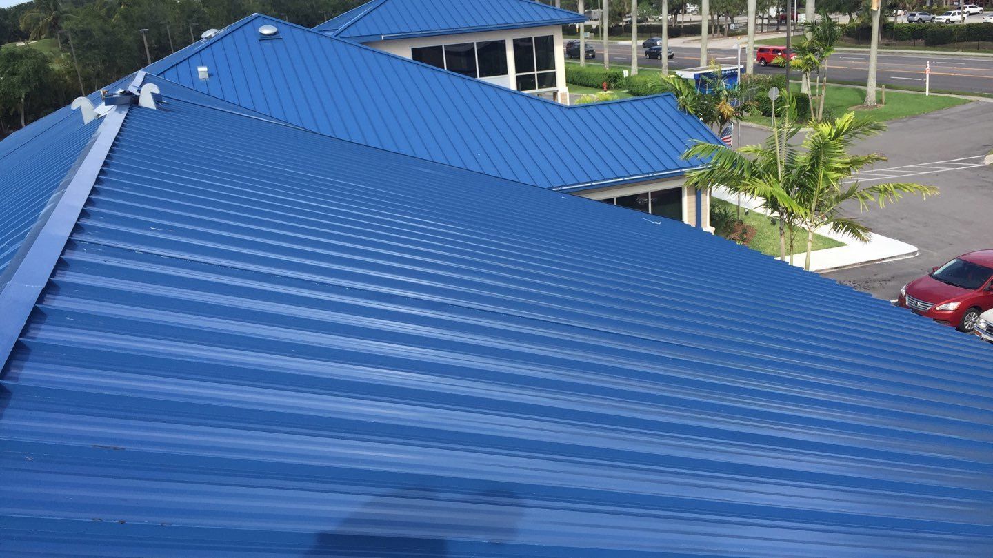 Residential Roofing Installation using 1.5'' Mechanical Seam by BLUES BROTHERS ROOFING