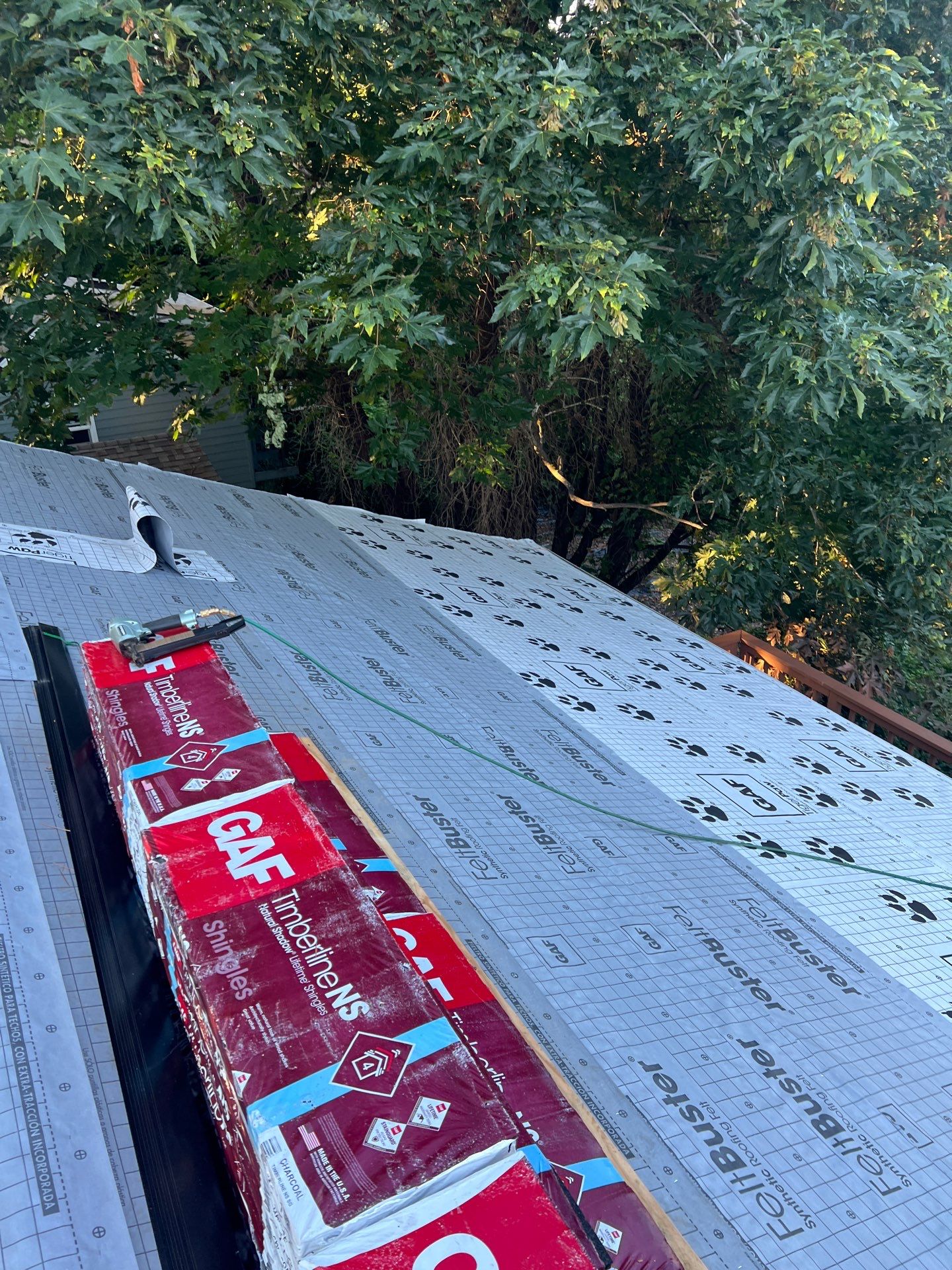 Residential Roofing Installation using GAF HDZ Shingles by Roofing Formula LLC