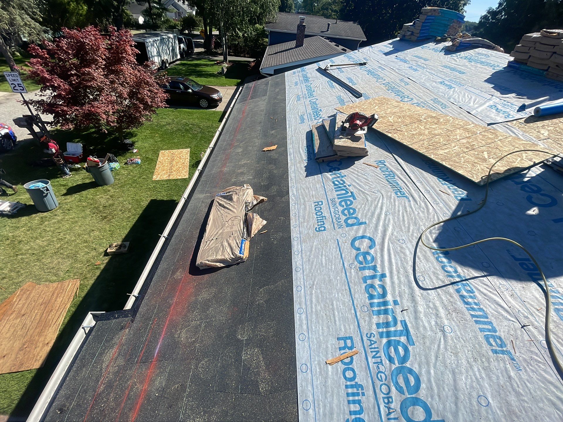 Roof Replacement using CertainTeed Landmark by 180 Contractors
