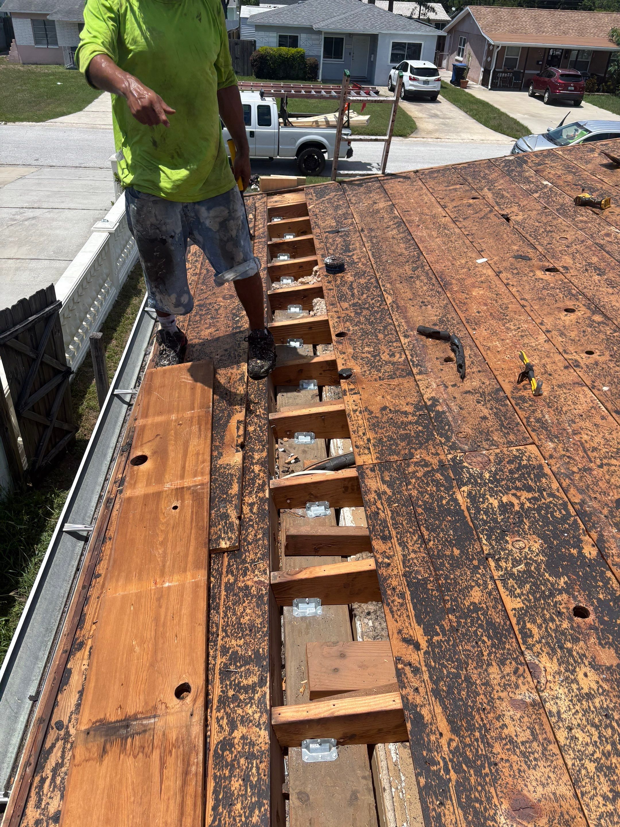 Project in St. Petersburg 33713 by Mitchell Roofing Company LLC 
