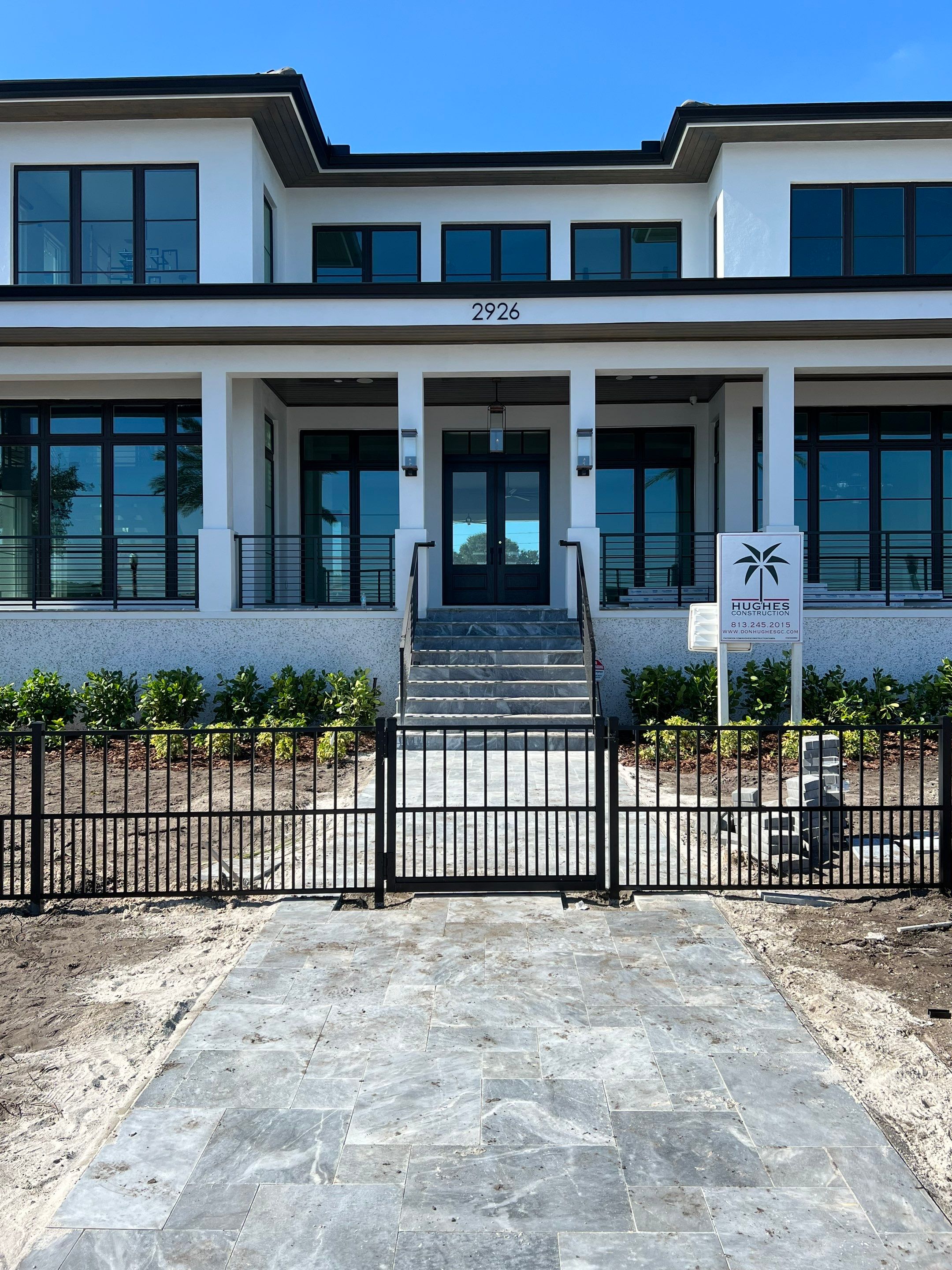 Aluminum Fence Installation using 3 Rail Aluminum Puppy Picket Fence by Asap fence and gates, LLC