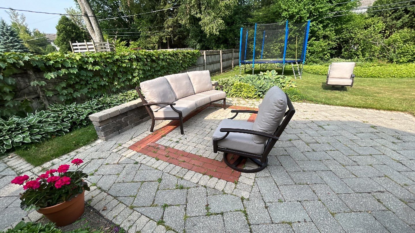 Brick paver clean, sand and seal.  using Surebond SB-1300 by Northern Power Washing LLC.