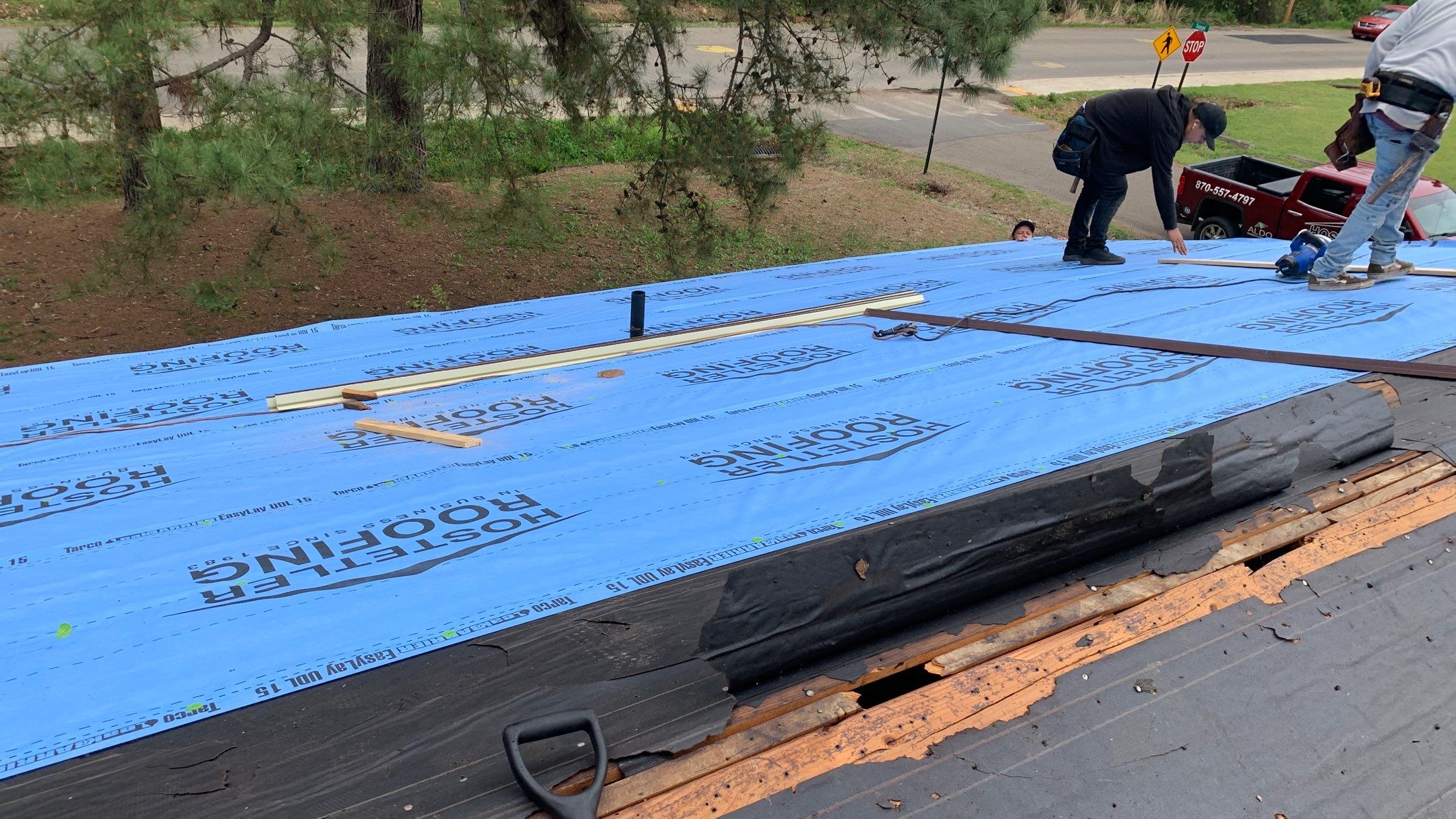 Residential Roofing Installation using CertainTeed XT25 by Hostetler Roofing