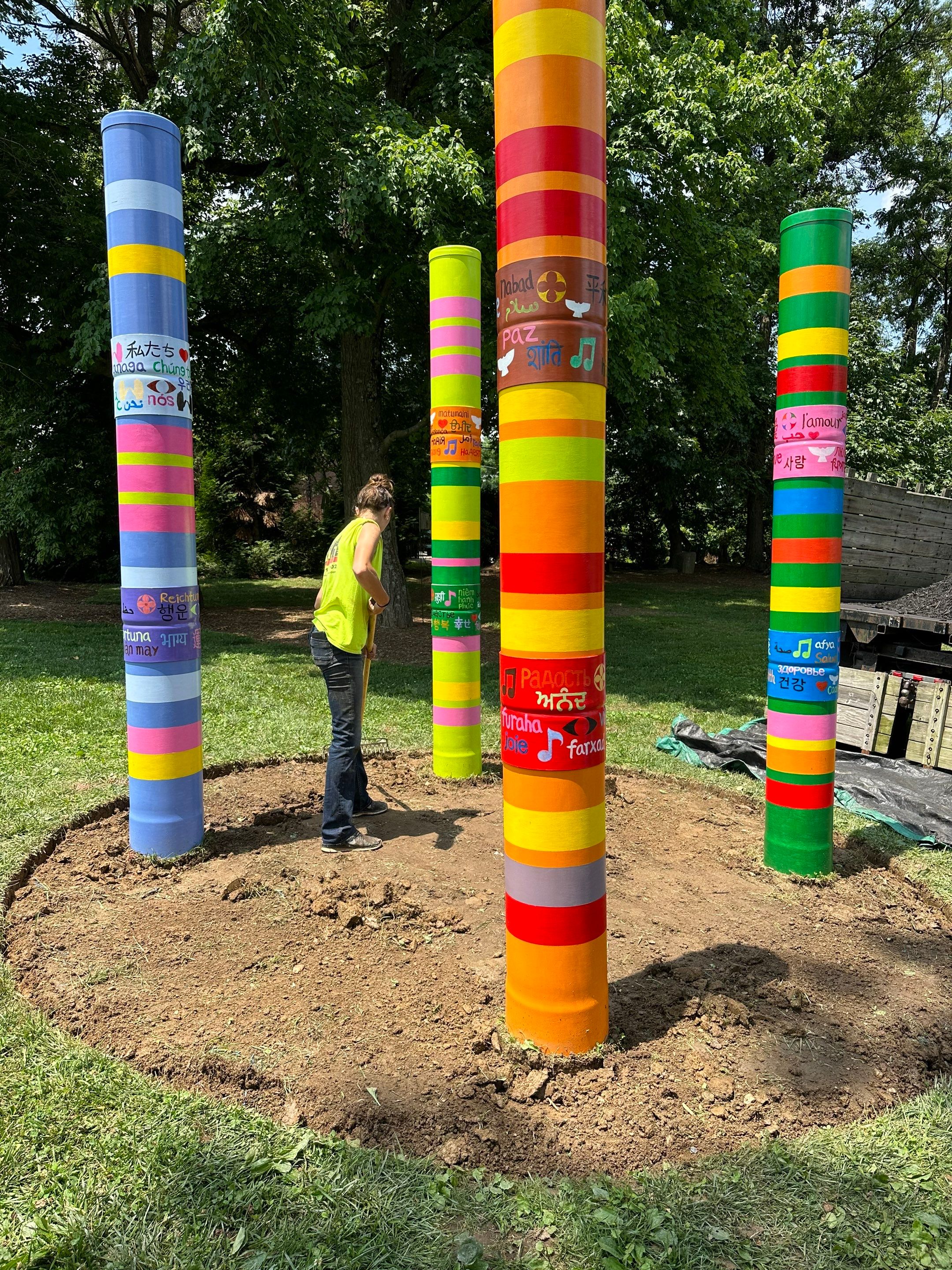 Indoor & Outdoor Art Installation by The Smet Companies, LLC
