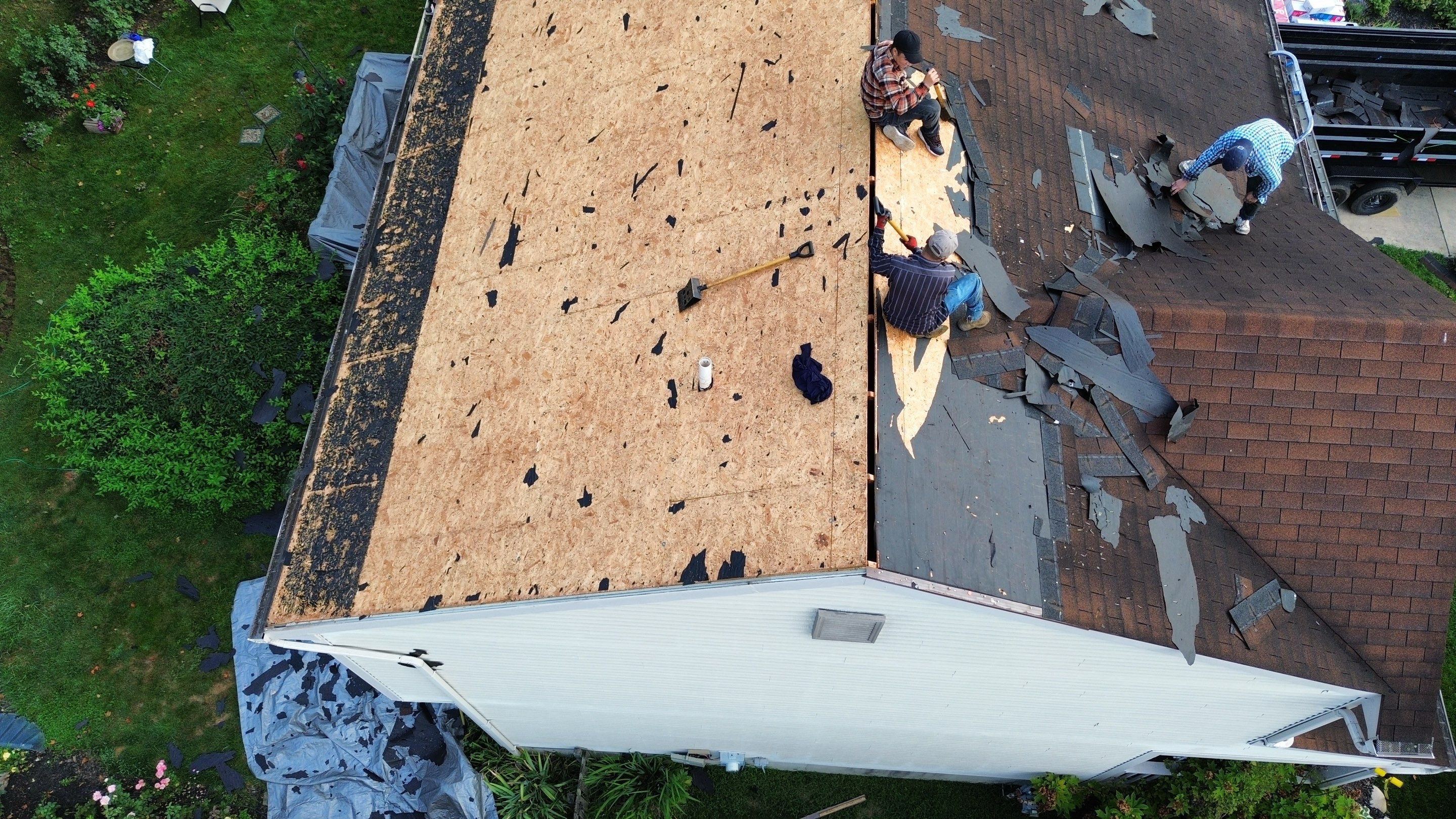 Residential Roofing Installation using Timberline HDZ Shingles - Hickory by RoofX 