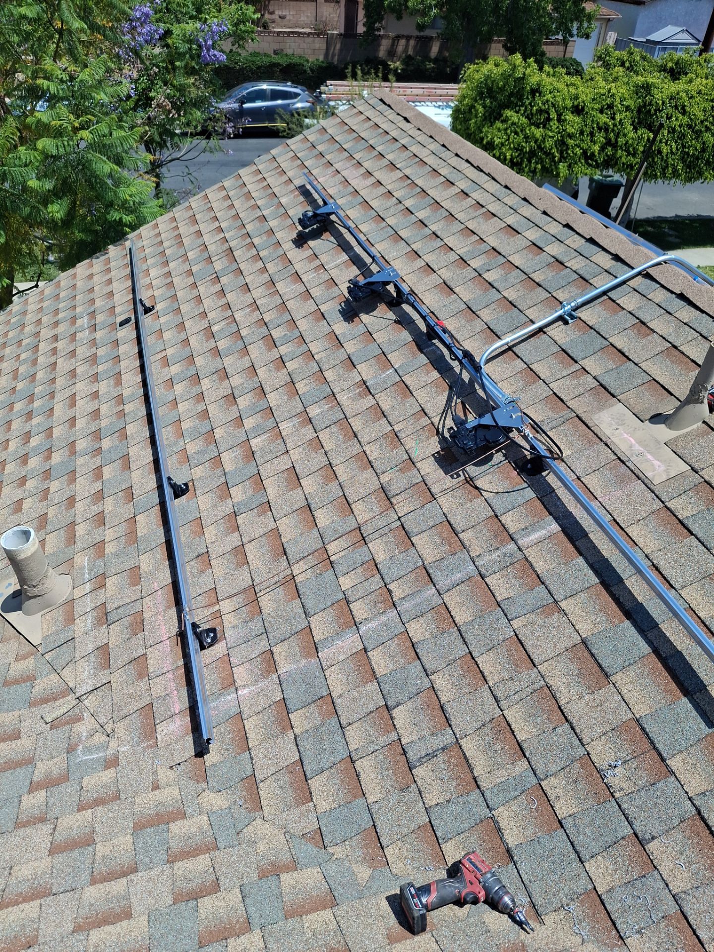 Solar System Installation on Los Angeles Residential Property by AWS Solar