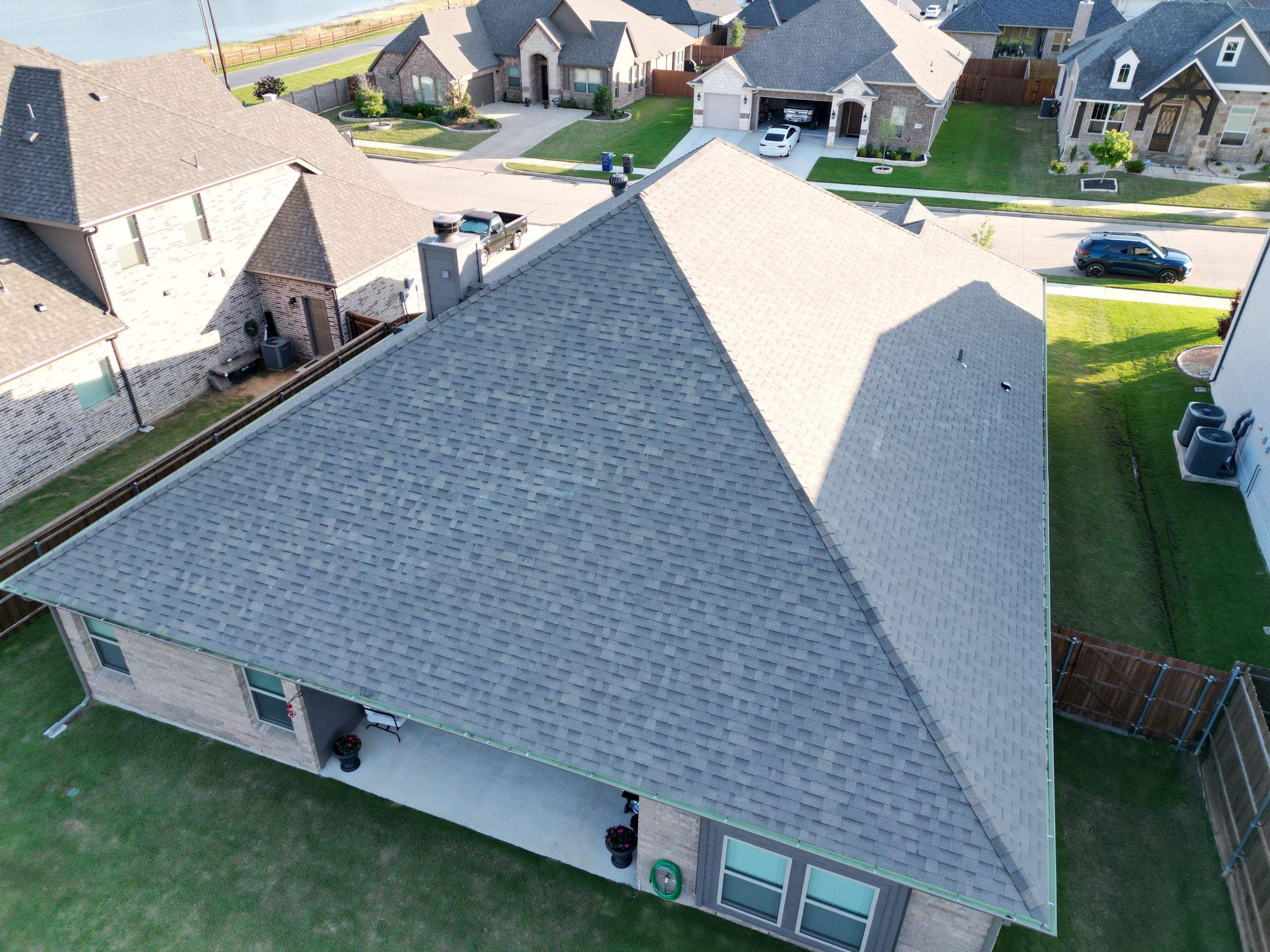 Residential Roofing Installation using Malarkey Vista AR by Harvey Roofing & Construction