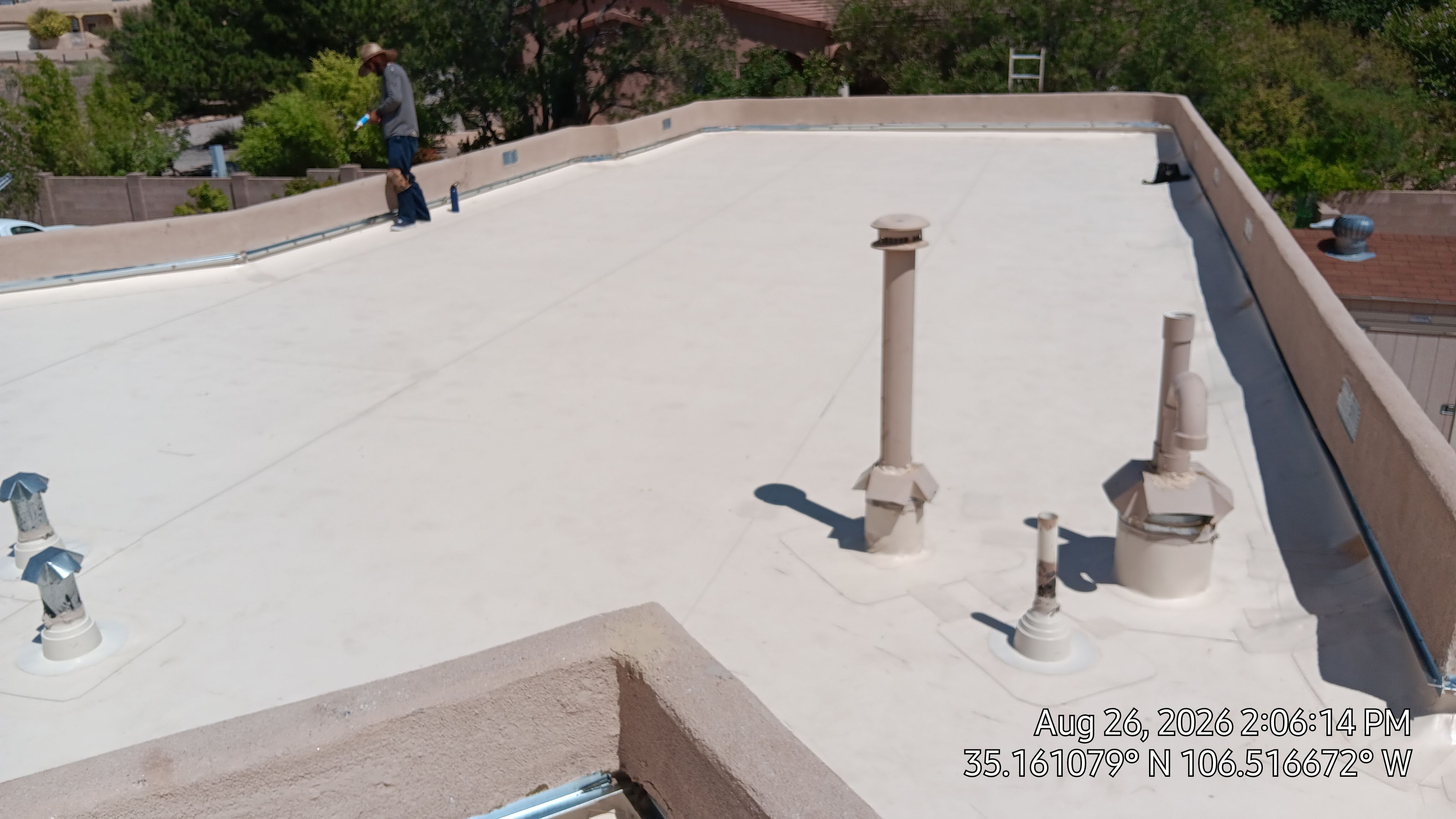 TPO Roof Replacement and Wood Repair in Albuquerque by Doyle Roof Masters Inc