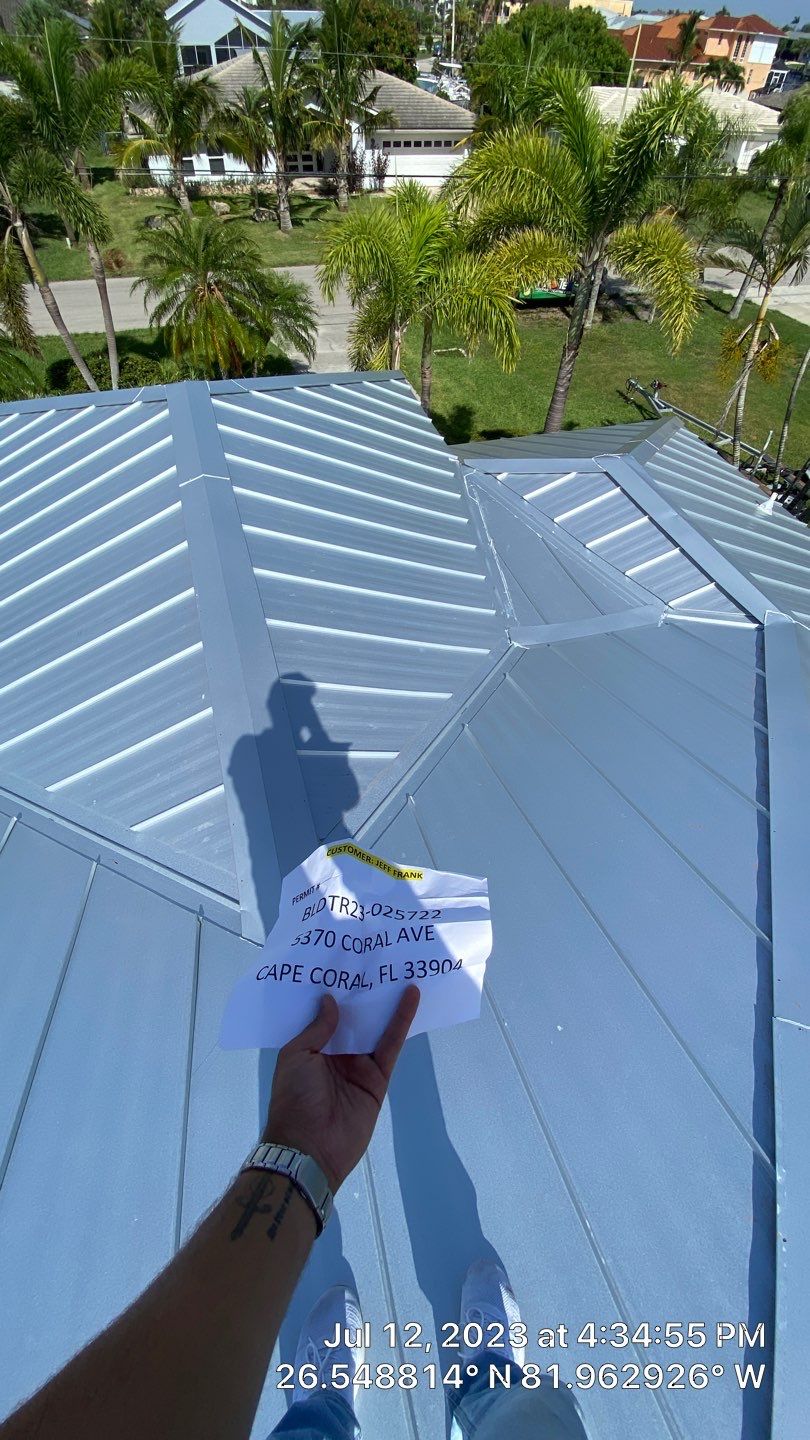 Residential Roofing Installation using Standing Seam Metal by Protek Roofing Heating Air & Solar