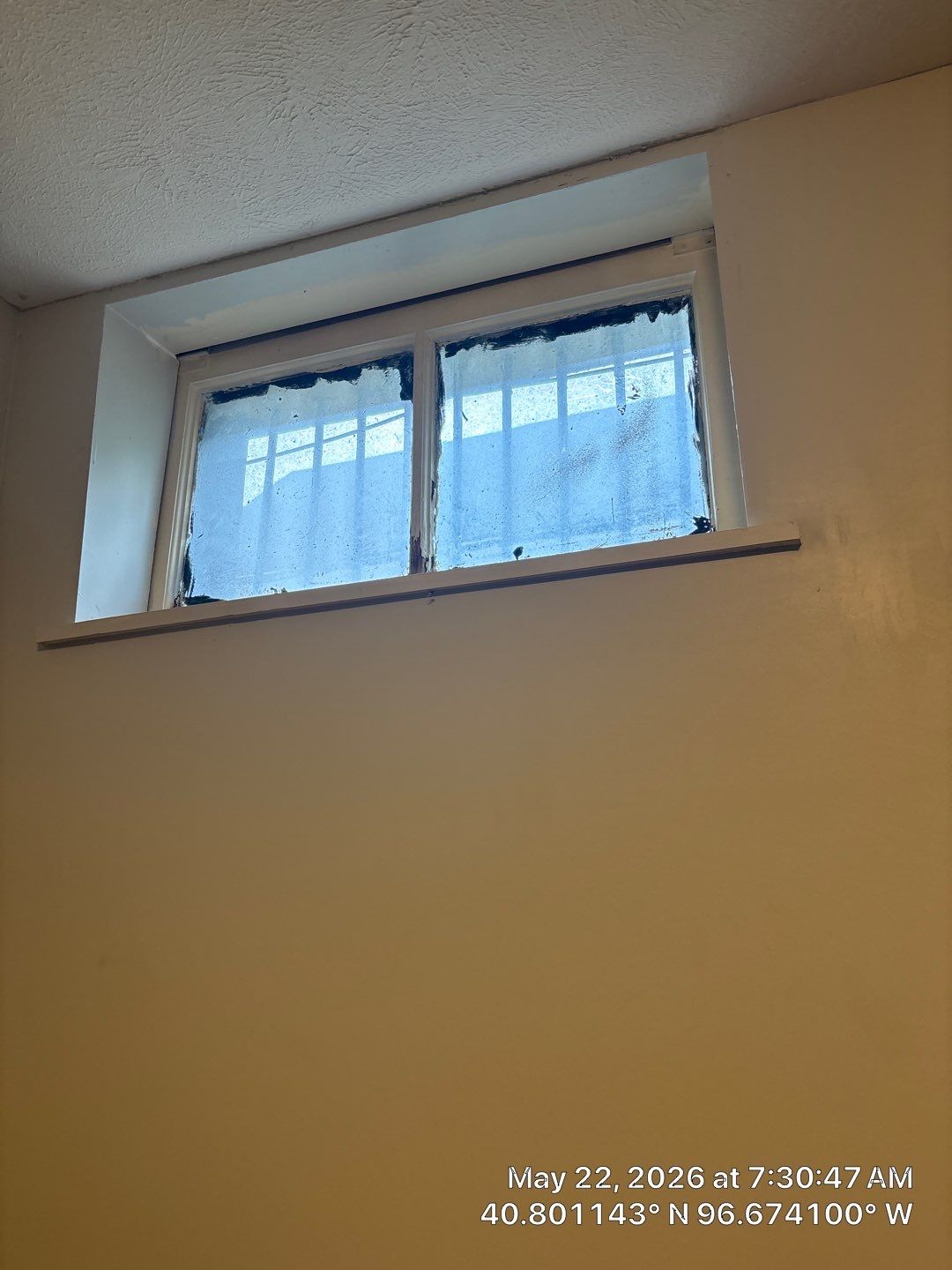 Basement Window Installation and Security Bar Upgrades in Lincoln by CompanyCam Sales Demo