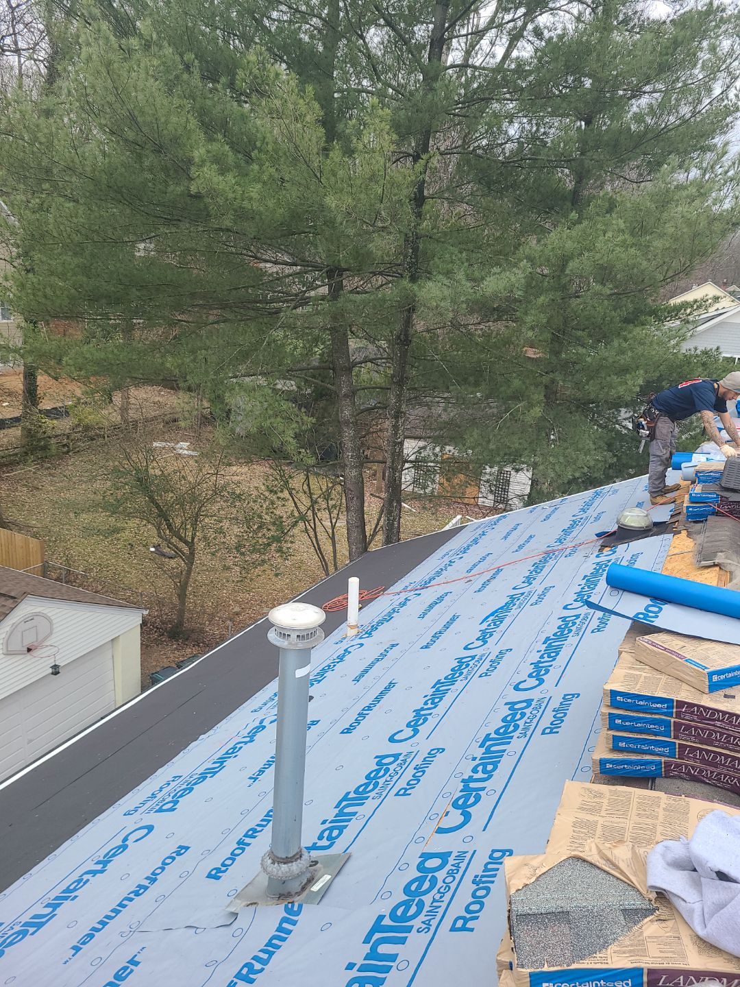 Falls Church: Residential Roof Replacement with CertainTeed Landmark Pro in Max Def Colonial Slate by RM Banning, Inc.