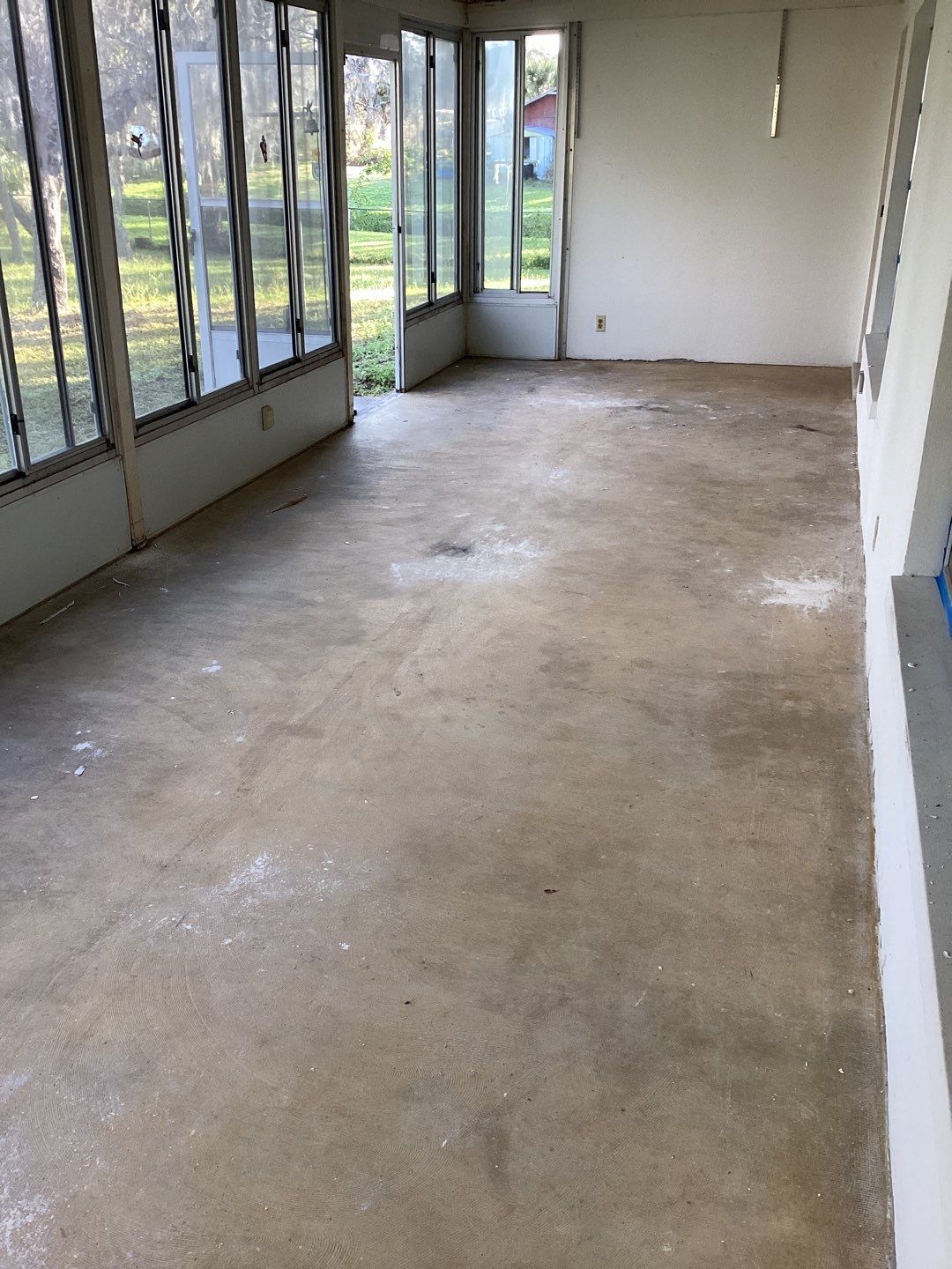Patio using Pebble Beach by Amvet concrete coatings llc