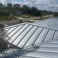 24ga 1.5" Mechanical Seam Mill Finish by Total Roofing System The Metal Roof Experts