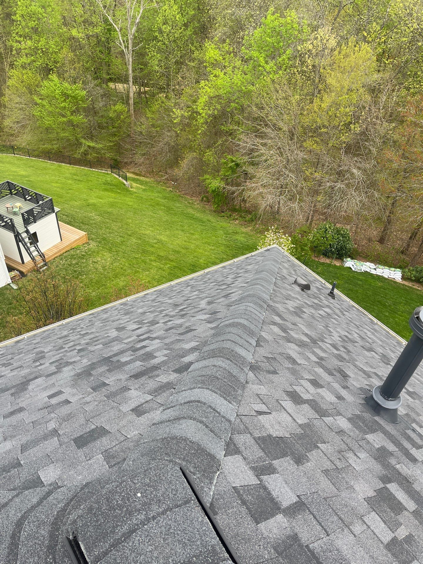 Springfield: CertainTeed Landmark Pro Designer Shingles in Max Def Moire Black by RM Banning, Inc.
