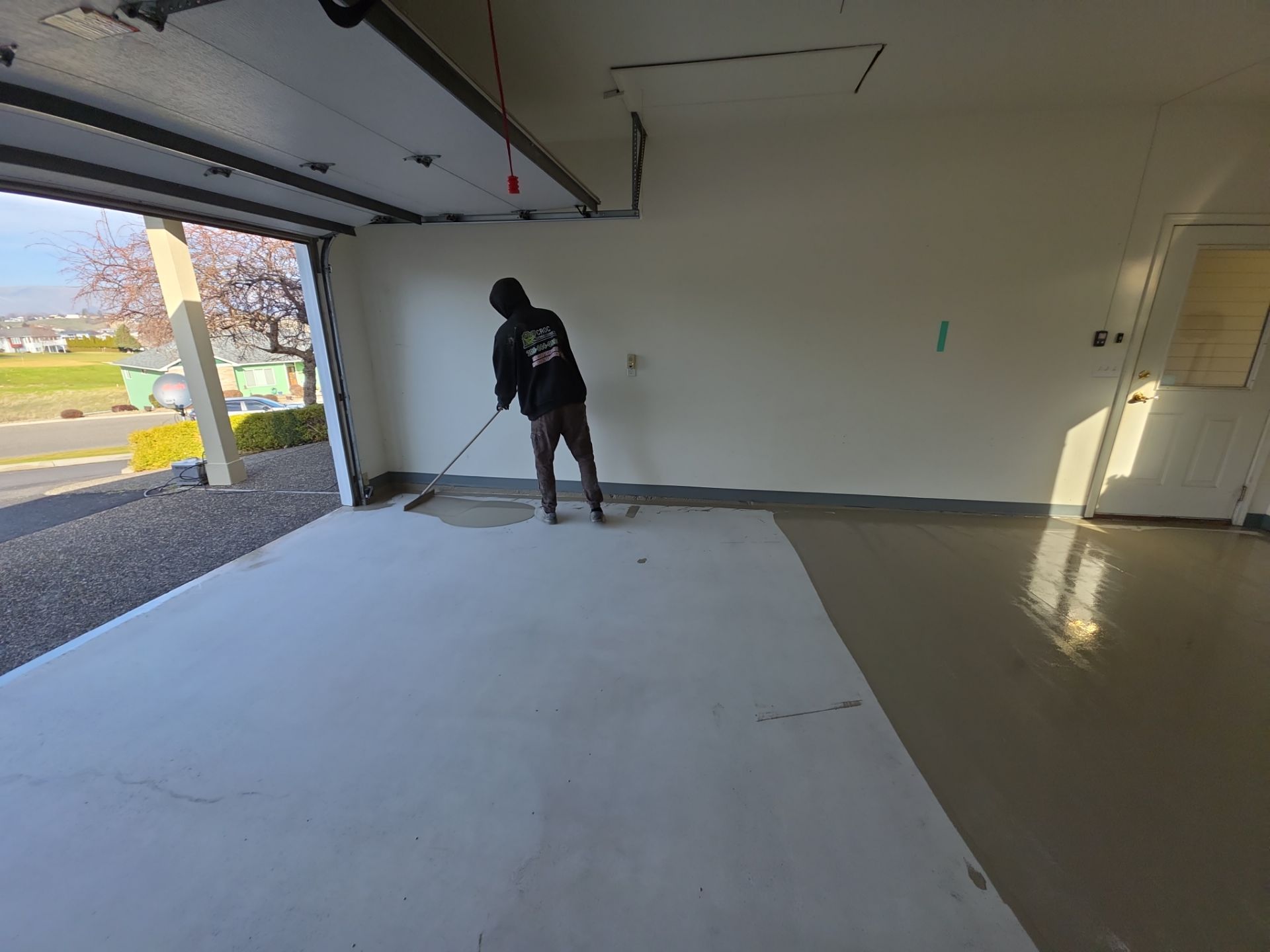 Garage in Claystone Hybrid by Croc Coatings, LLC